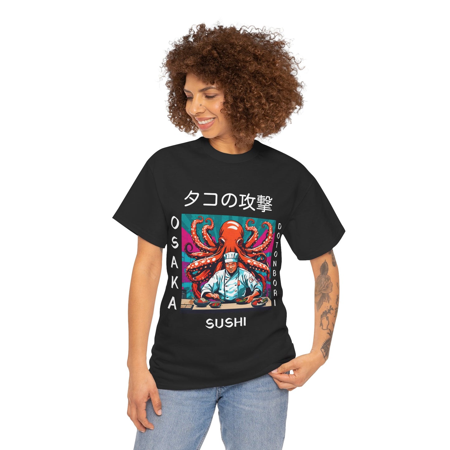 Octopus Escape Sushi Chef - Flashlander Gym Shirt