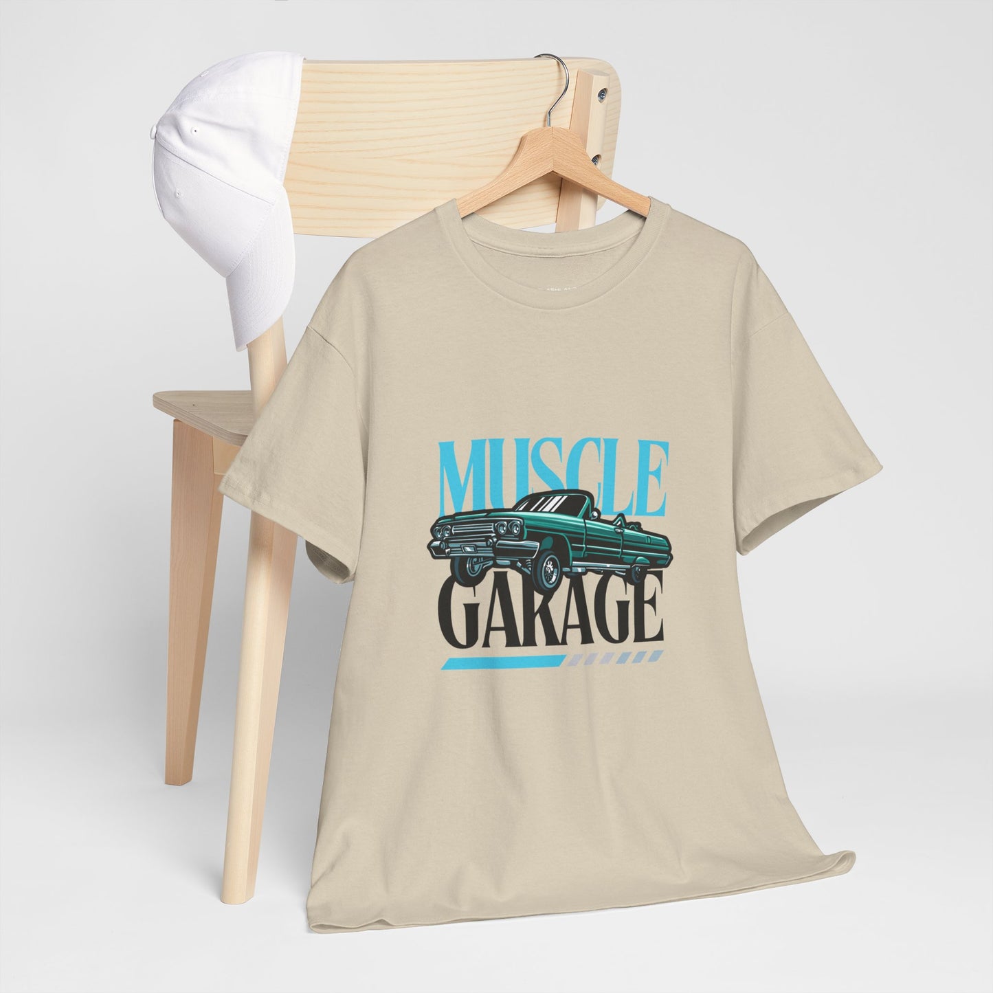 Garage de voitures vintage Muscle - T-shirt de sport Flashlander