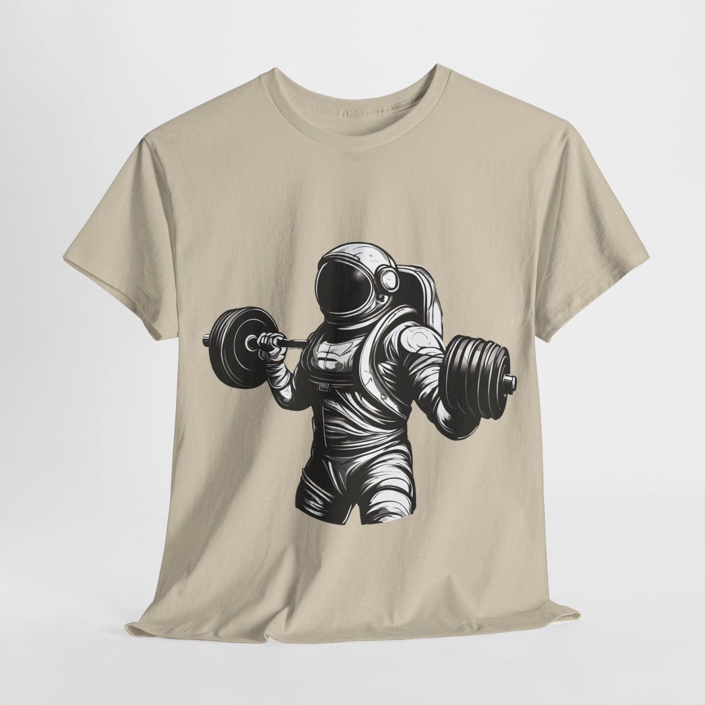 Camiseta de culturista astronauta: rompiendo límites en el espacio Camiseta gráfica de gimnasio Flashlander