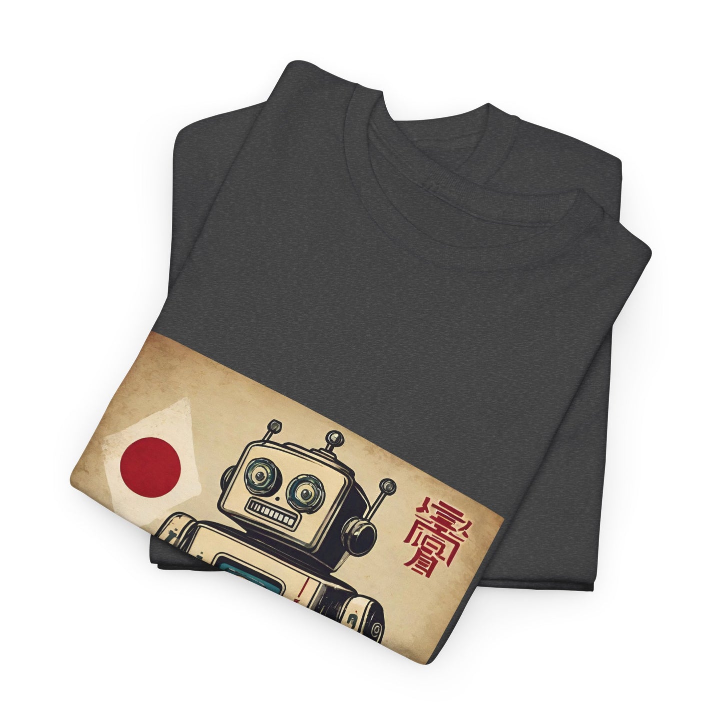 Camiseta deportiva con diseño de robot japonés vintage - Flashlander