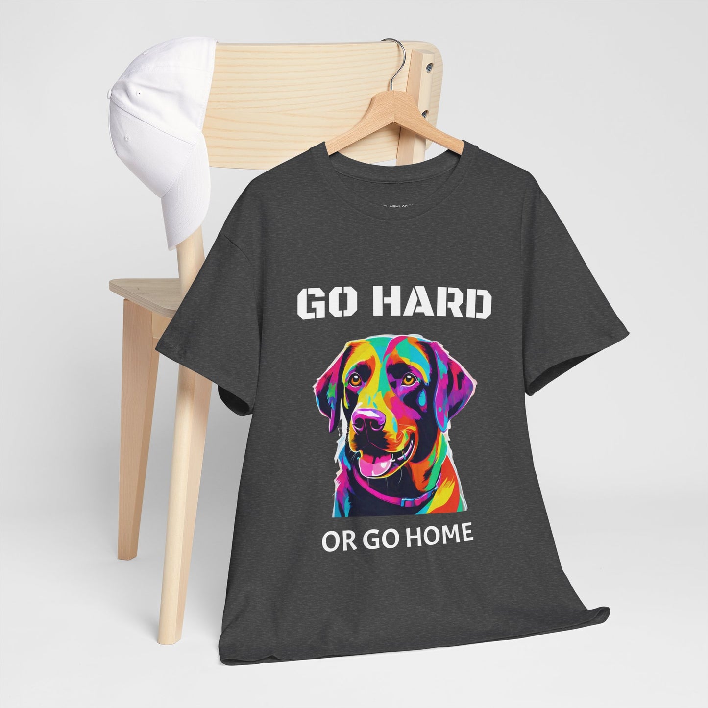 Labrador Retriever Dog Pop Art  - Go Hard Or Go Home Flashlander Gym Shirt