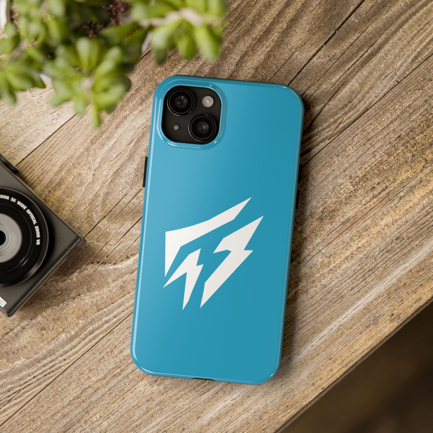 Flashlander Thunders Tough Phone Cases for all Iphone and Samsung Galaxy Blue Aqua Turquoise