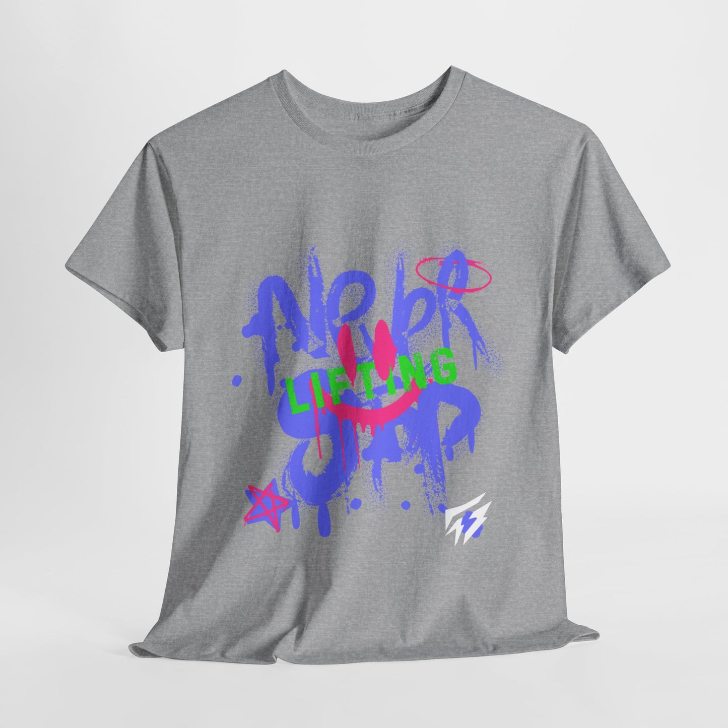 Graffiti Flashlander - Never Stop Lifting Gym T-Shirt Sport Grey