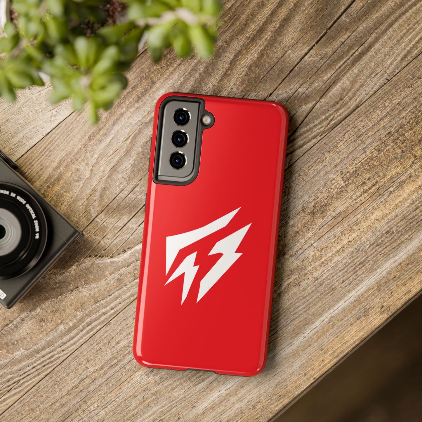 Flashlander Thunders Tough Phone Cases for all Iphone and Samsung Galaxy Red