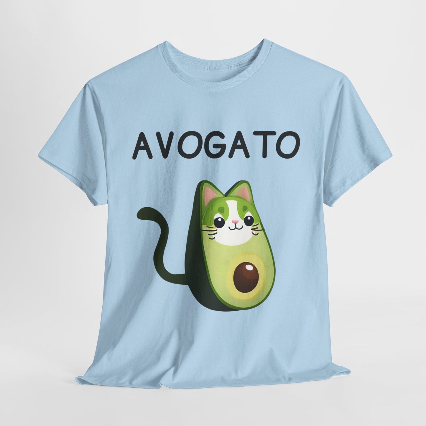 Avogato Funny Avocado Cat Face - Flashlander Gym Shirt