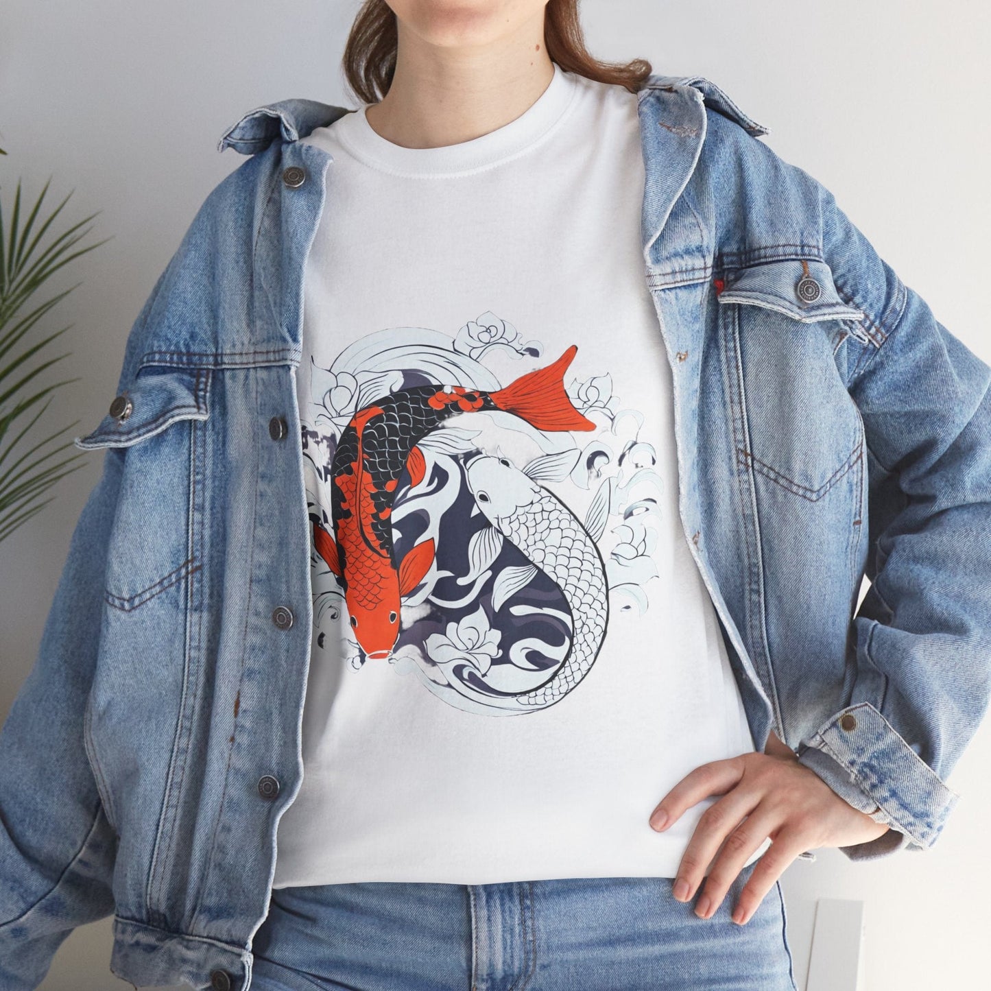 Yin Yang Japanese Koi Fish Flashlander Gym Shirt