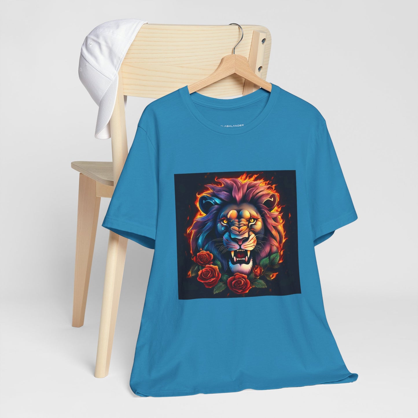 Brave Lion Flames Flashlander Gym Shirt