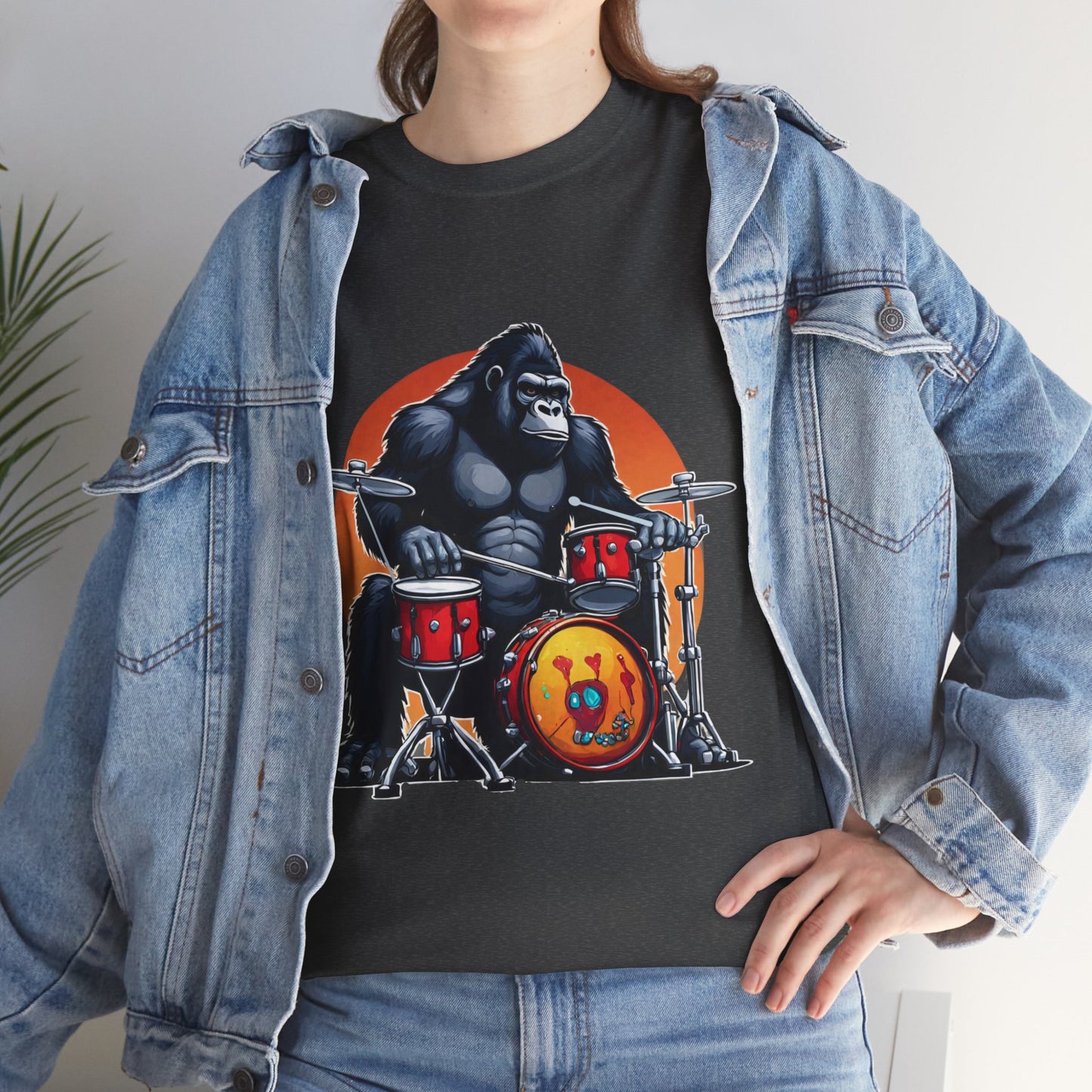 Groove Gorilla Drummer Flashlander Gym Shirt