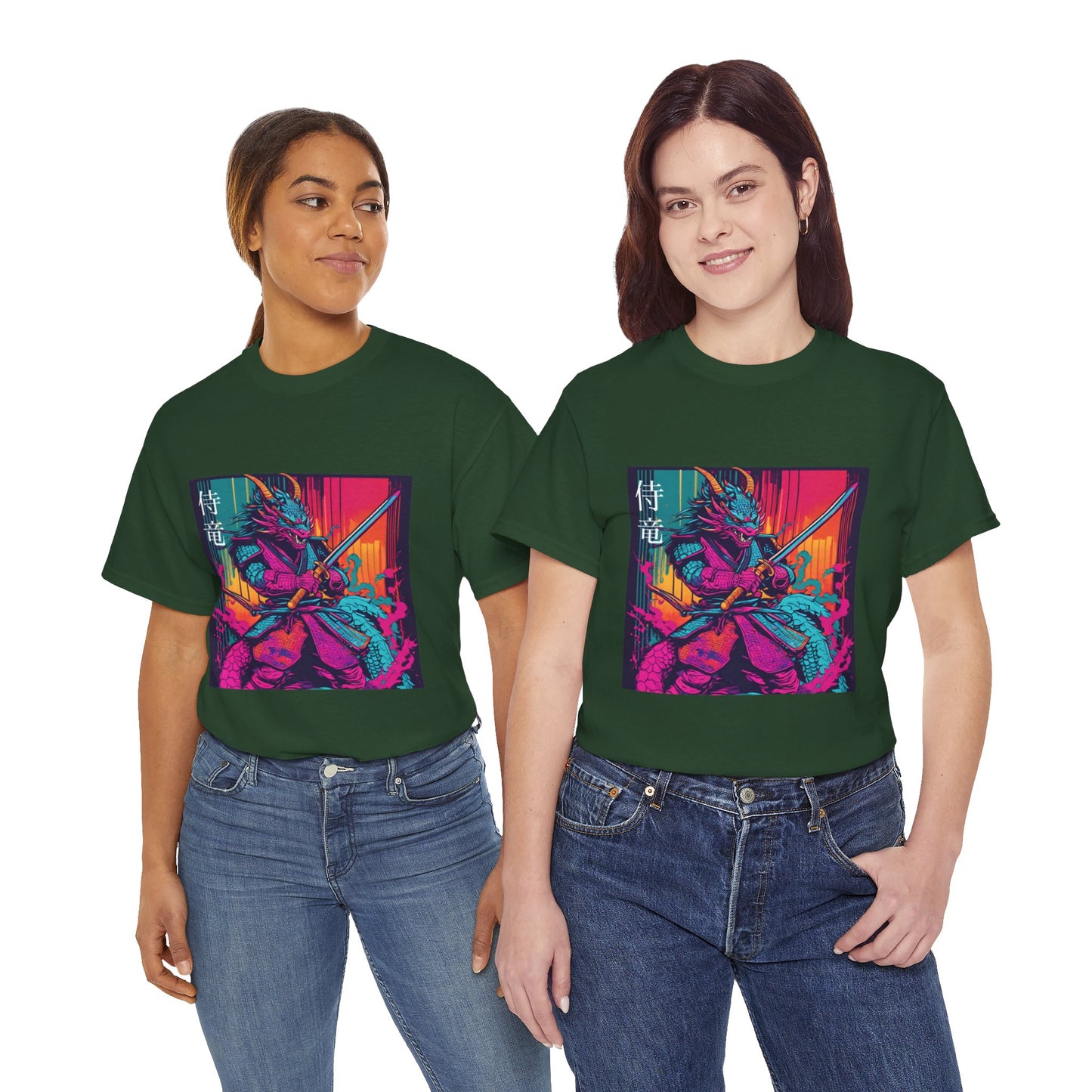 Dragon Samurai Pop Art - Flashlander Gym Shirt