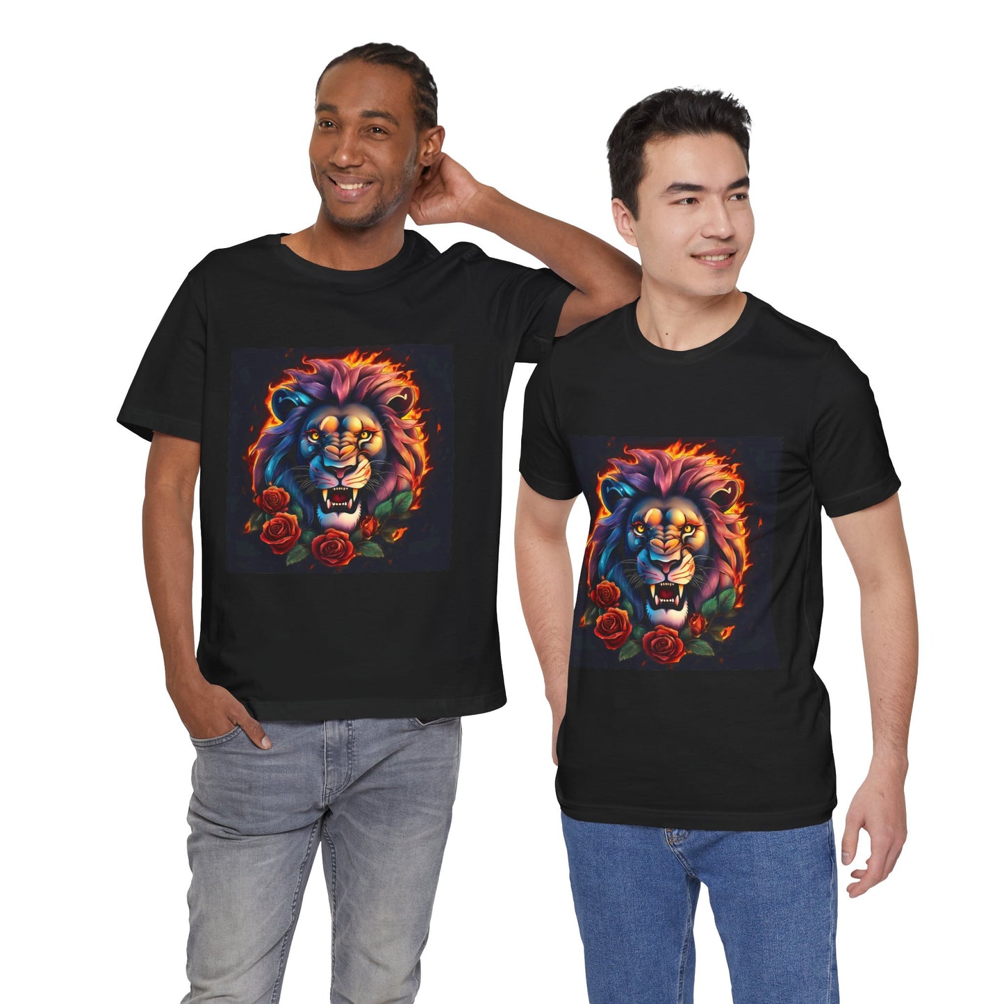 Brave Lion Flames Flashlander Gym Shirt