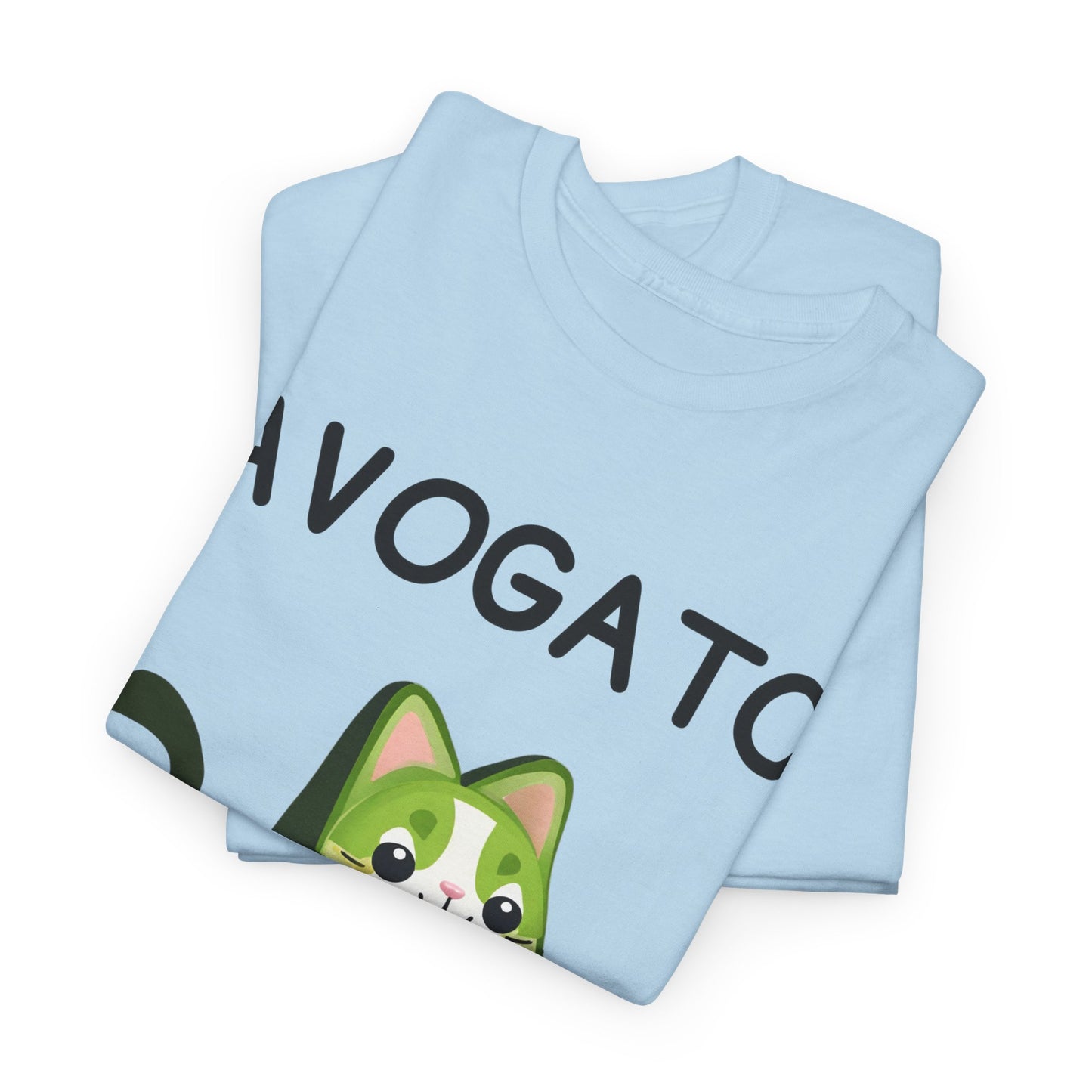 Avogato Funny Avocado Cat Face - Flashlander Gym Shirt