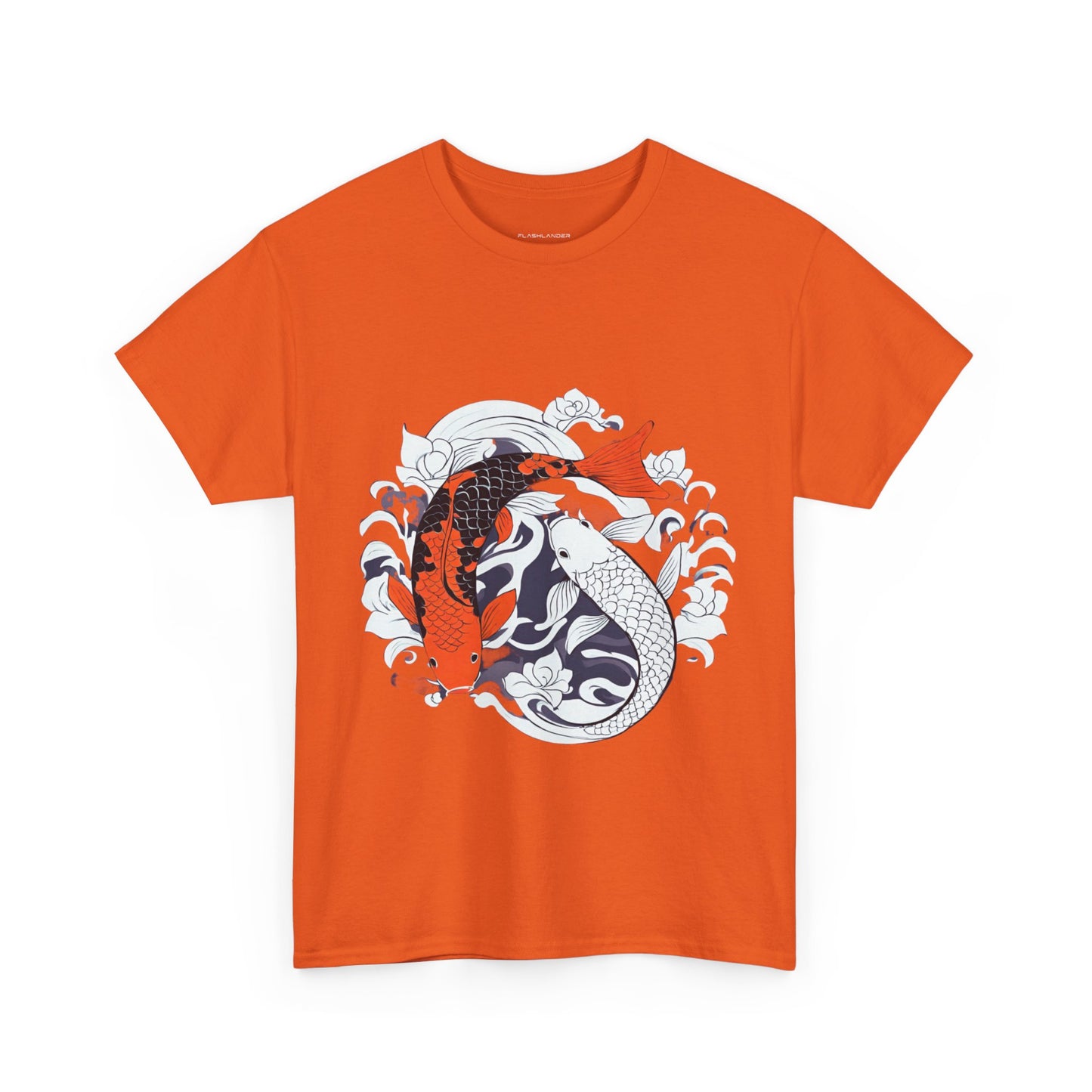 Yin Yang Japanese Koi Fish Flashlander Gym Shirt