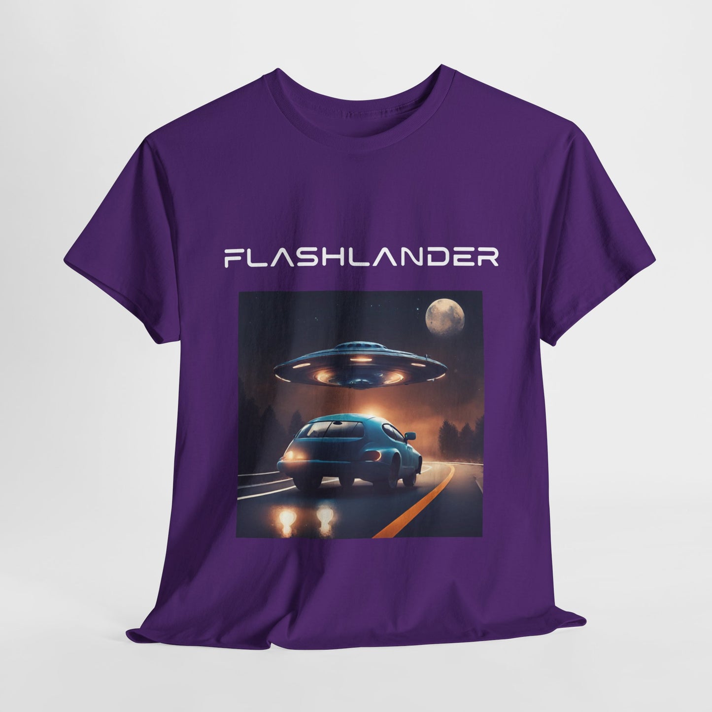 Retro UFO Alien Flashlander Gym Shirt