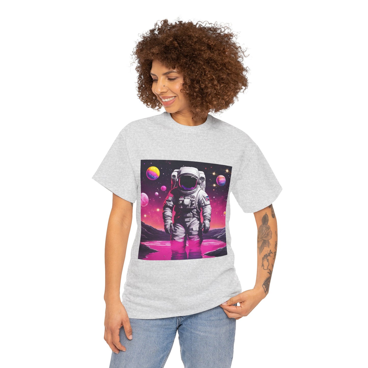 Astronaut Exploring New Worlds Flashlander Gym Shirt