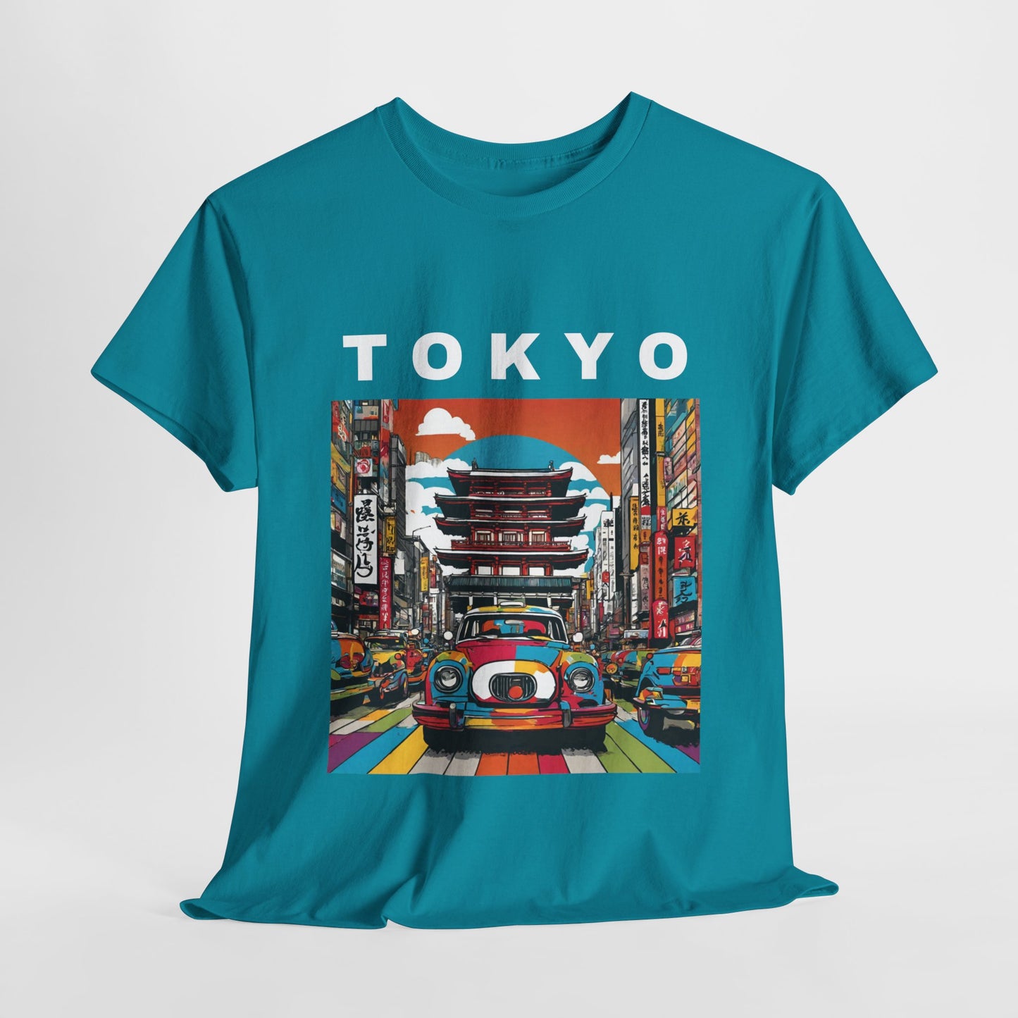 Tokyo Vintage Street Art Pop - Flashlander Gym Shirt