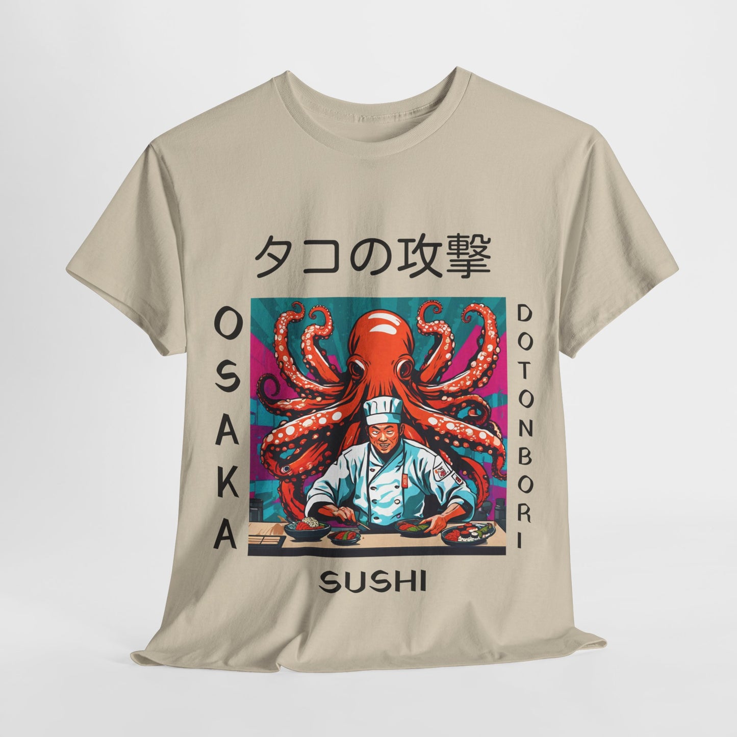 Octopus Escape Sushi Chef - Flashlander Gym Shirt