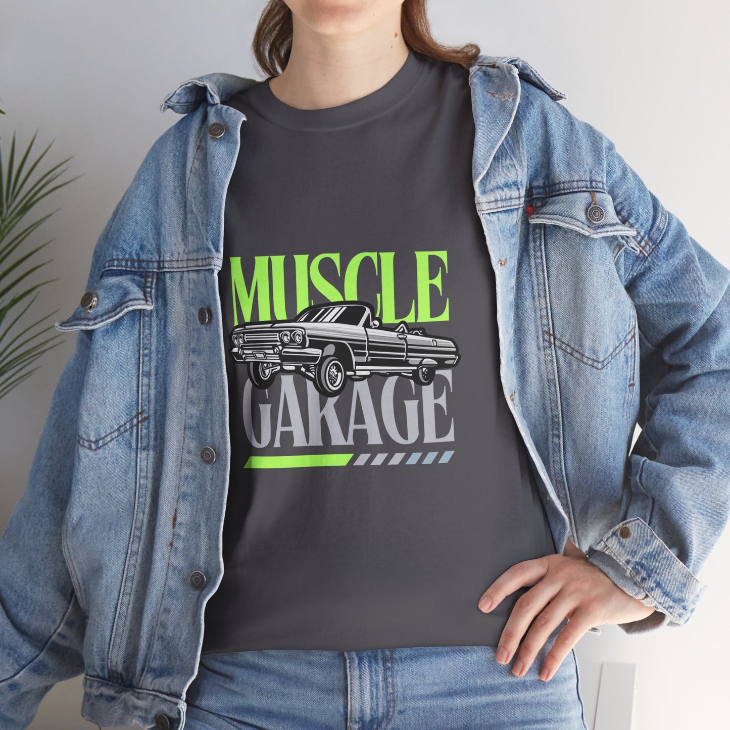 Garage de voitures vintage Muscle - T-shirt de sport Flashlander