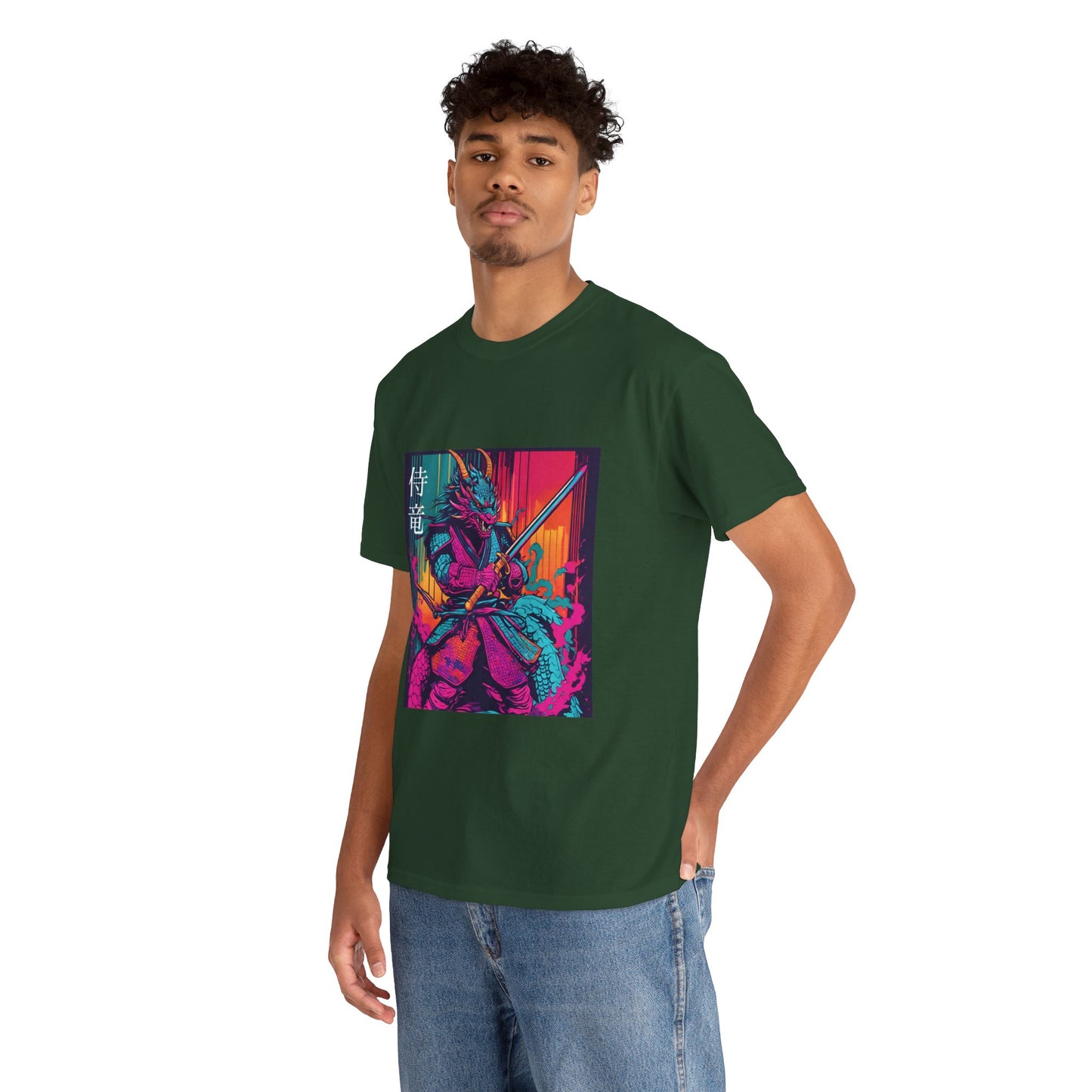 Dragon Samurai Pop Art - Flashlander Gym Shirt