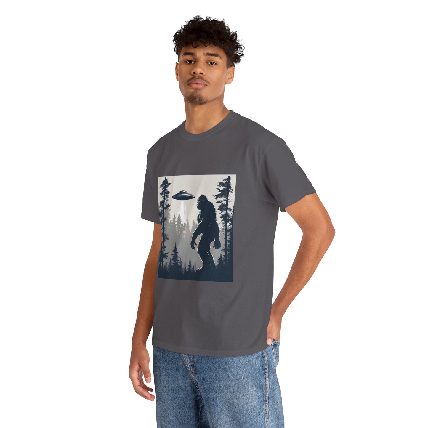 Sasquatch rencontre Bigfoot et OVNI - T-shirt de sport Flashlander