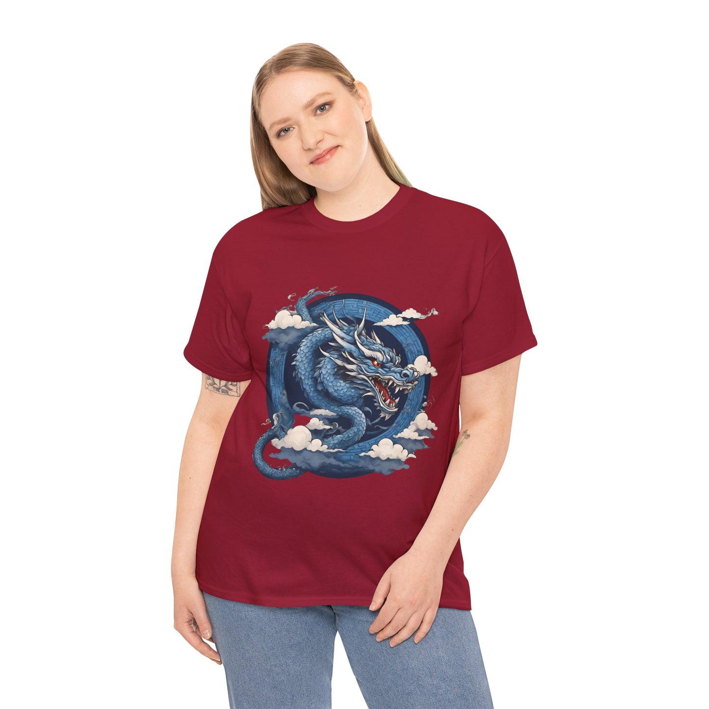 Dragon bleu japonais - T-shirt de sport Flashlander