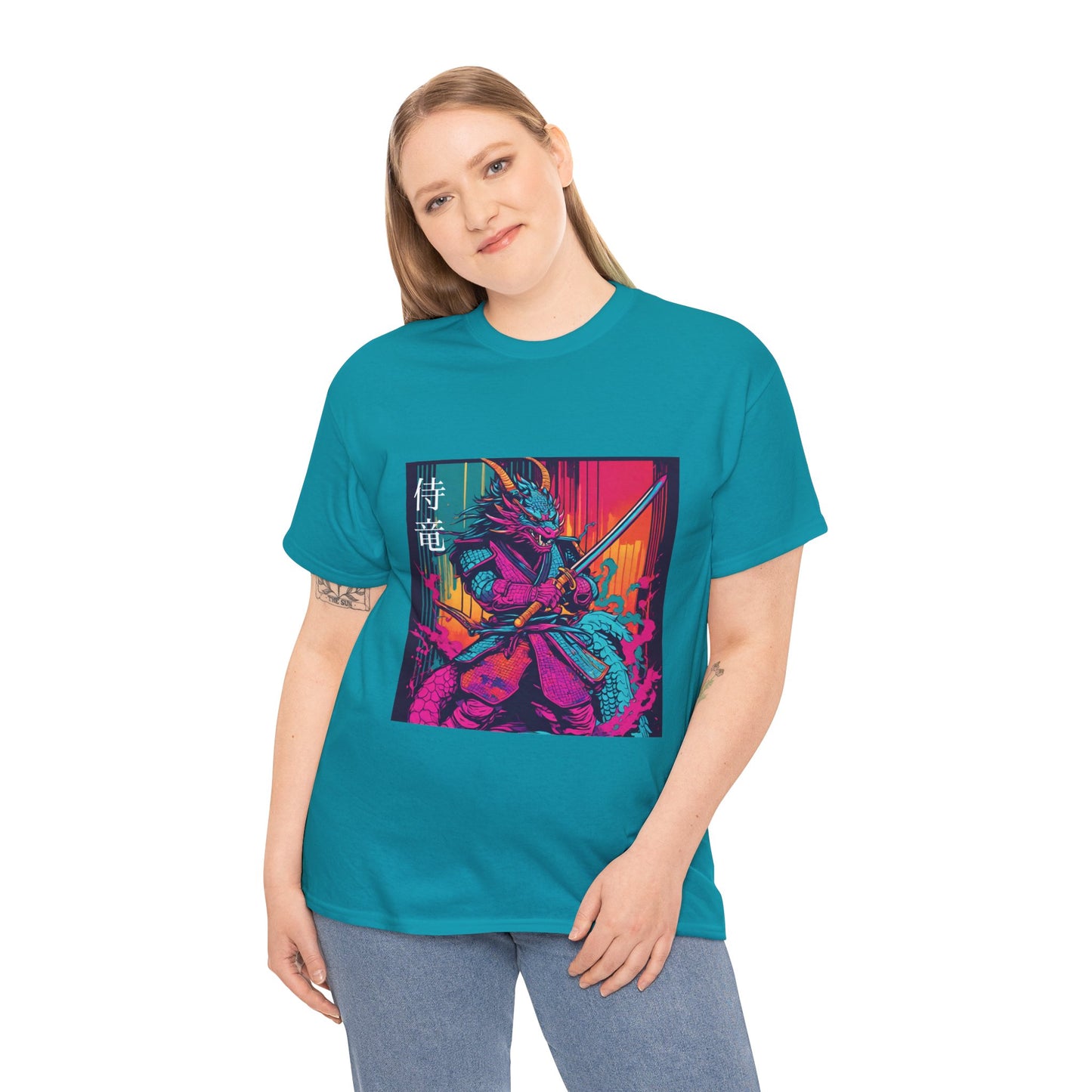 Dragon Samurai Pop Art - Flashlander Gym Shirt