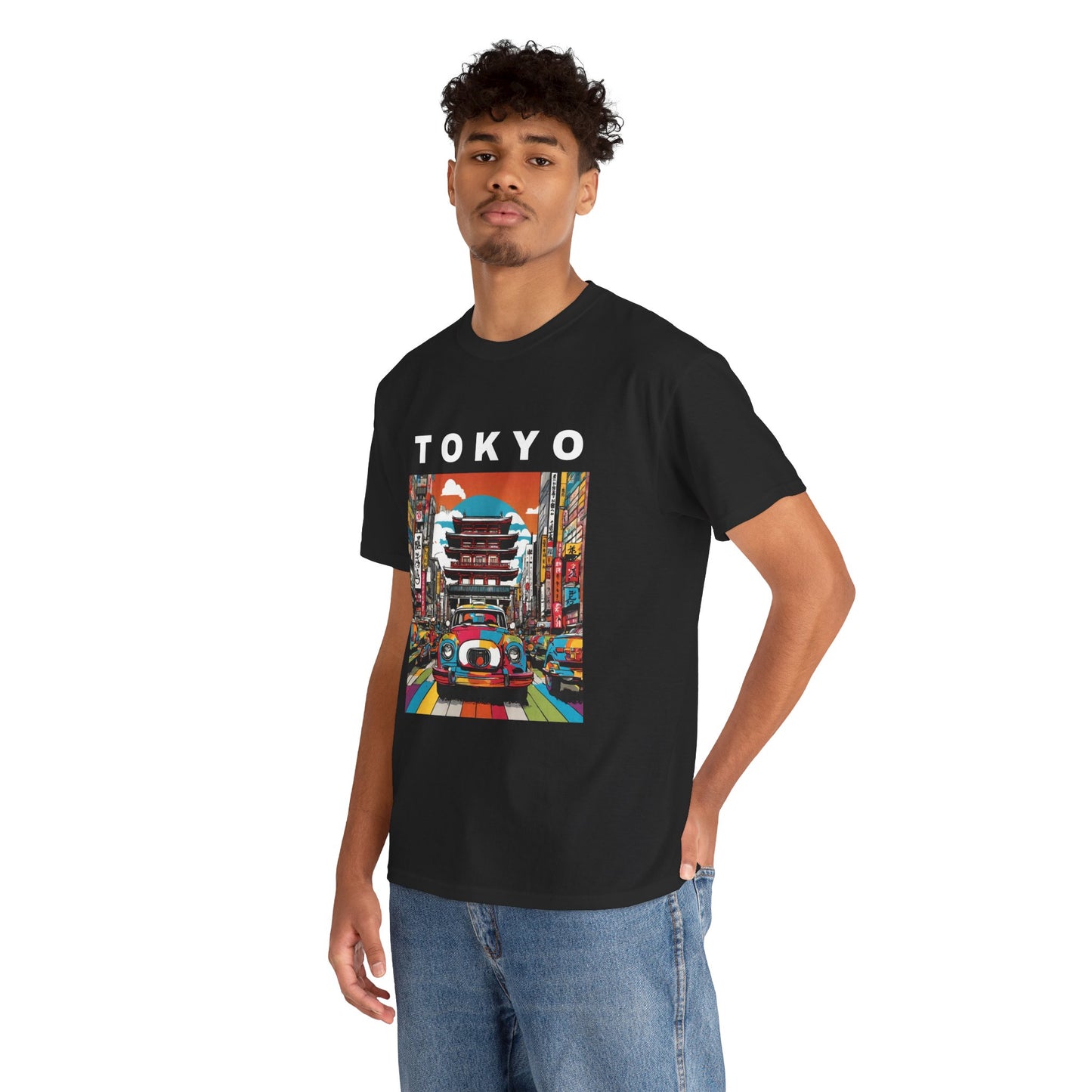 Tokyo Vintage Street Art Pop - Flashlander Gym Shirt