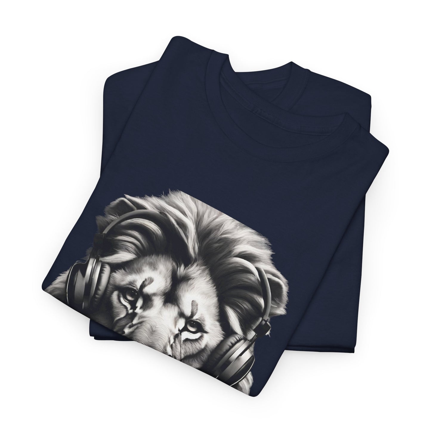 Lion Training with Headphones - Flashlander Gym Shirt