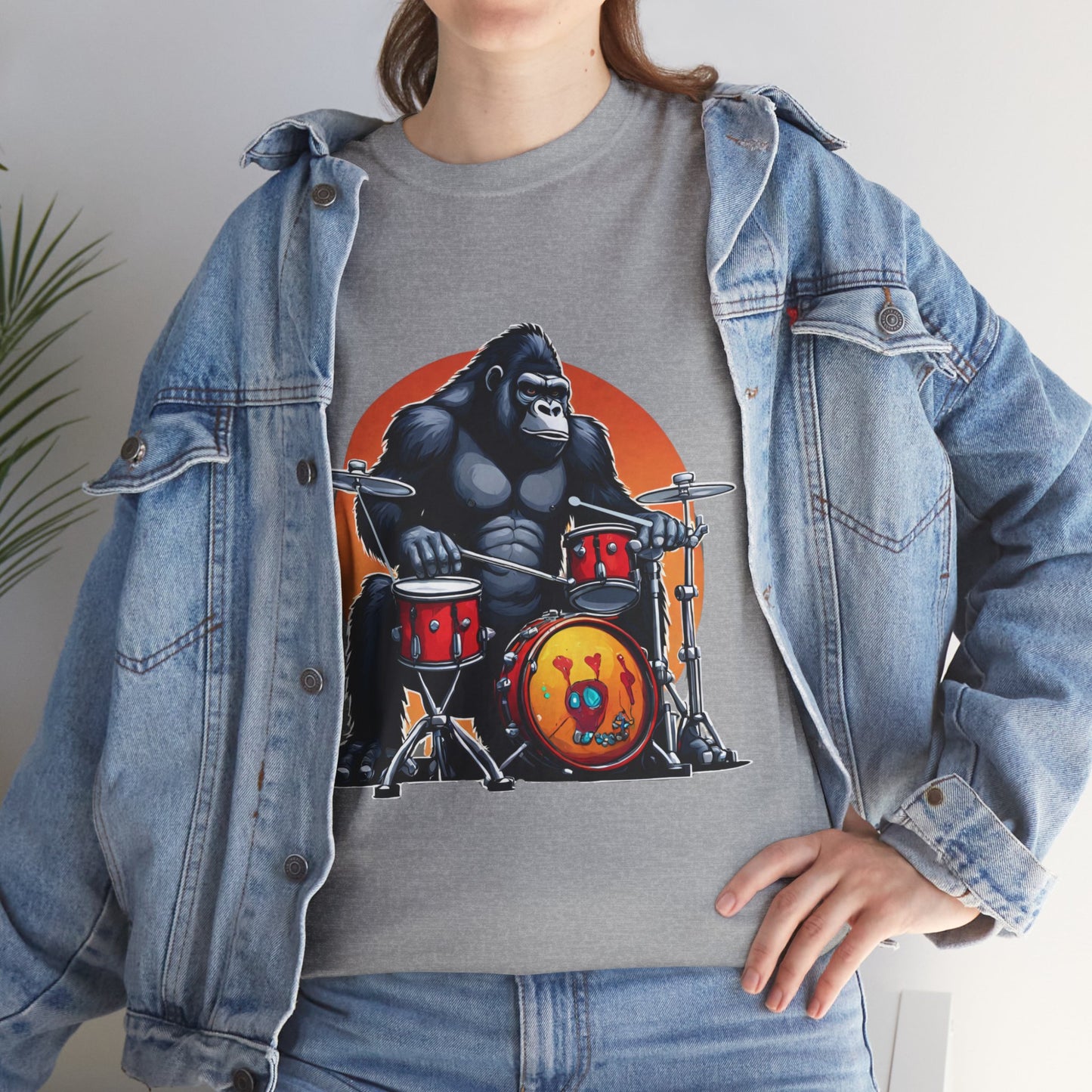 Groove Gorilla Drummer Flashlander Gym Shirt