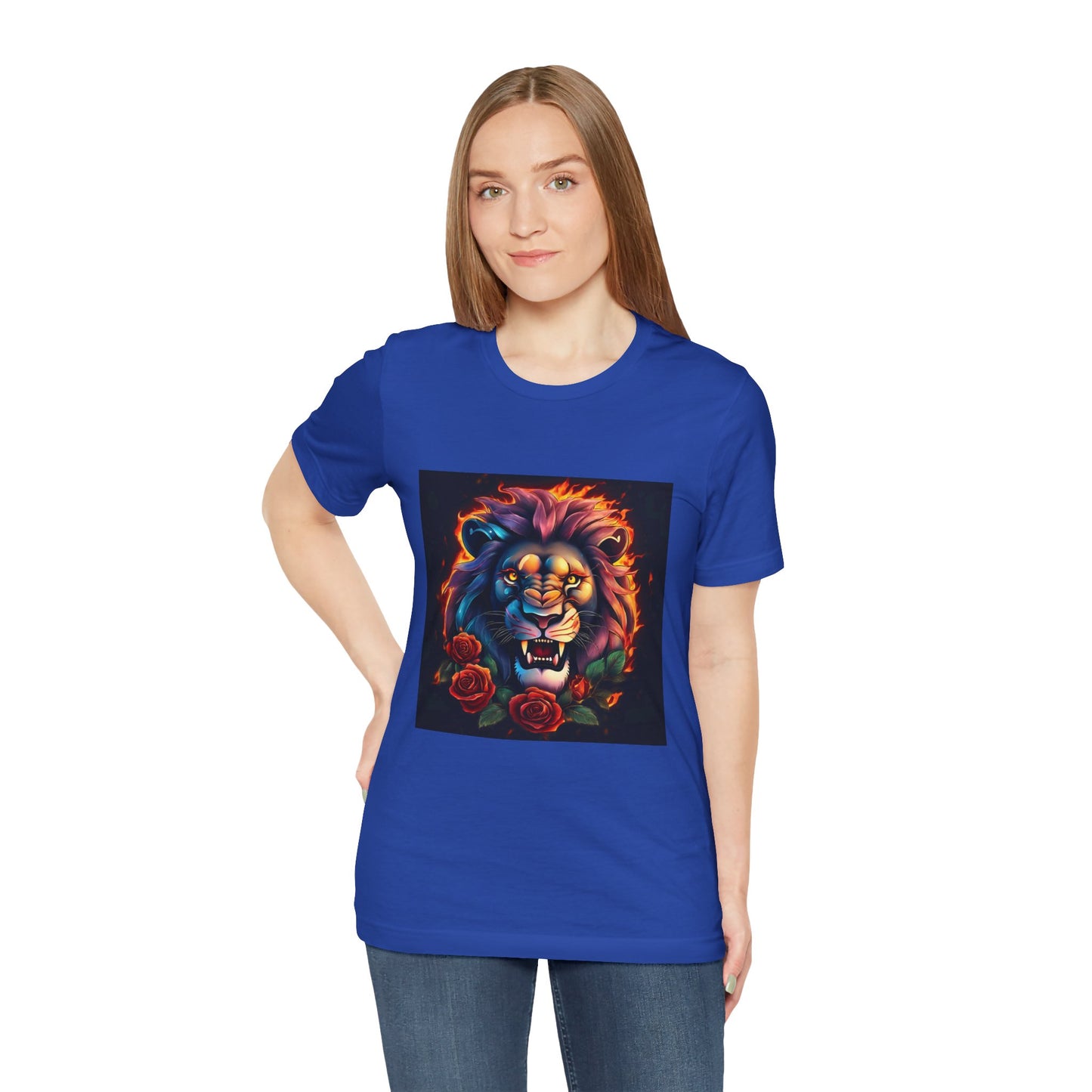 Brave Lion Flames Flashlander Gym Shirt