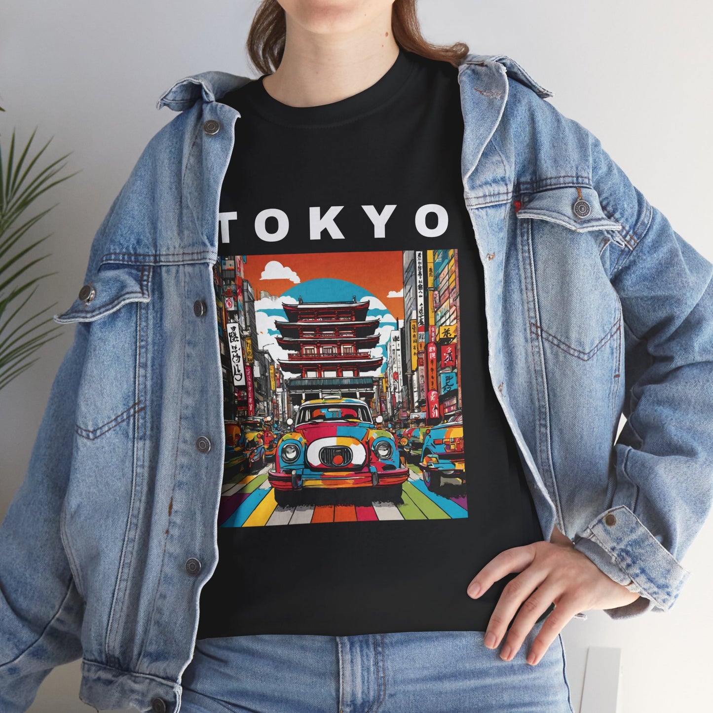 Tokyo Vintage Street Art Pop - Flashlander Gym Shirt