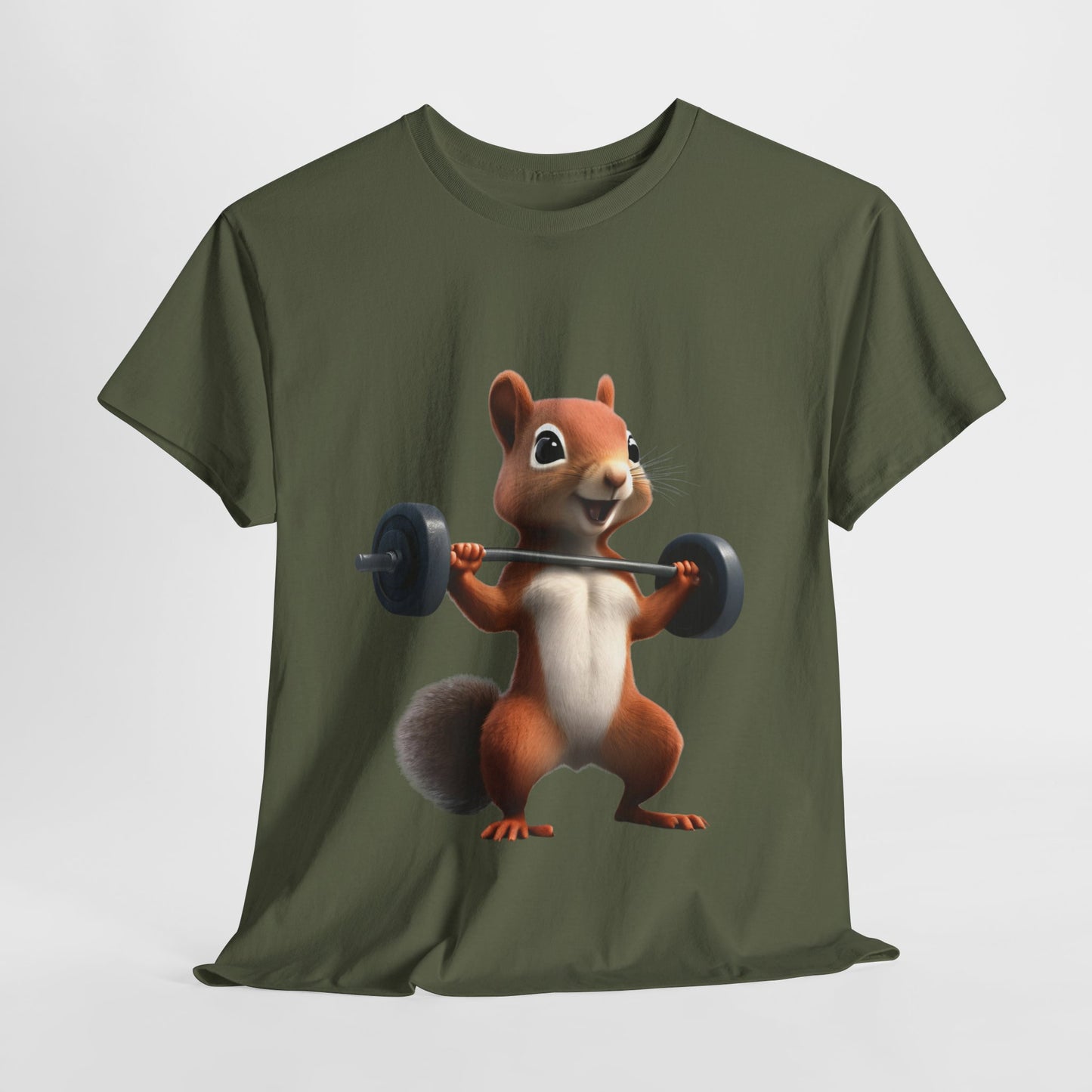 Squirrel Weightlifting Vintage Gym Shirt - Flashlander Graphic Tee