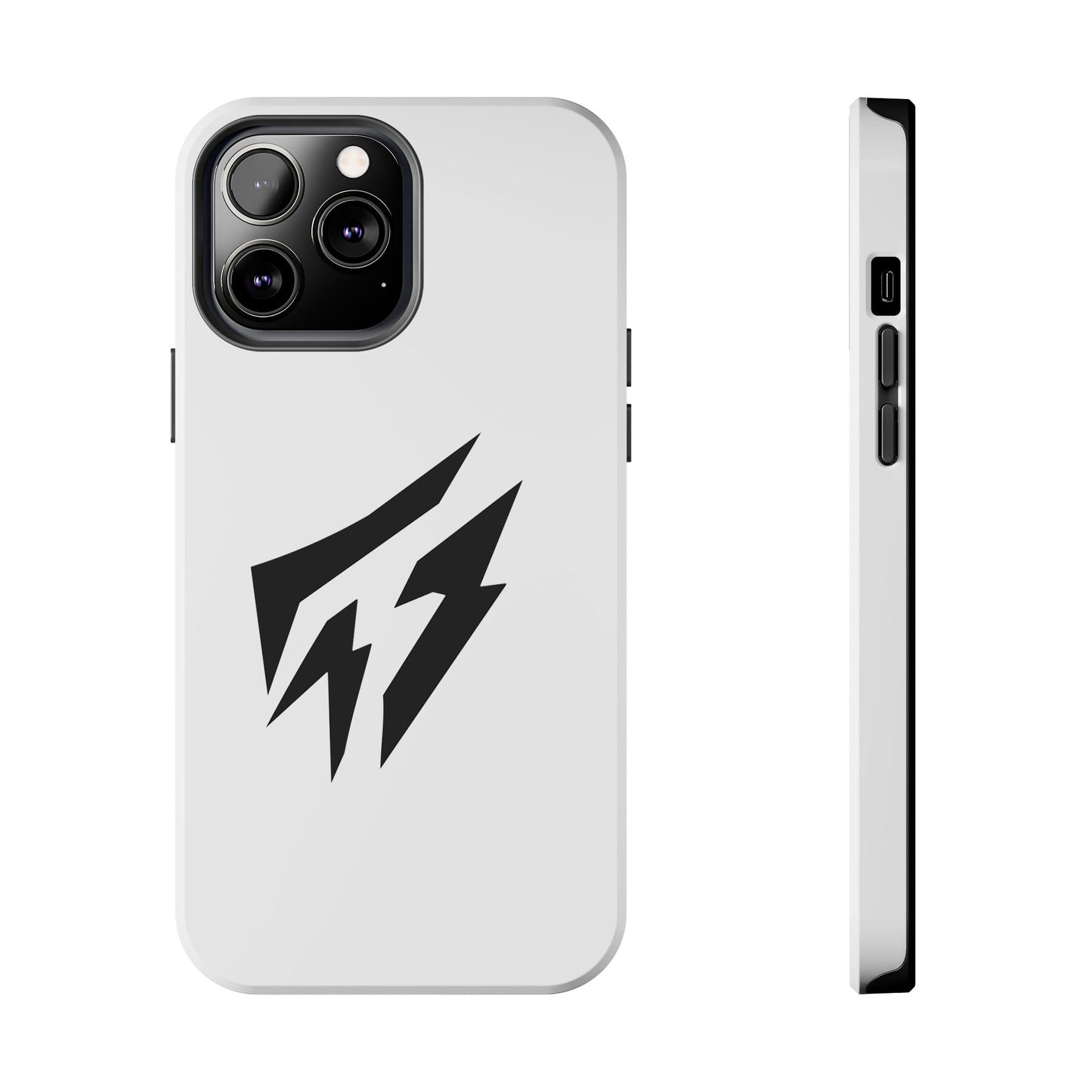 Flashlander Thunders Tough Phone Cases for all Iphone and Samsung Galaxy White