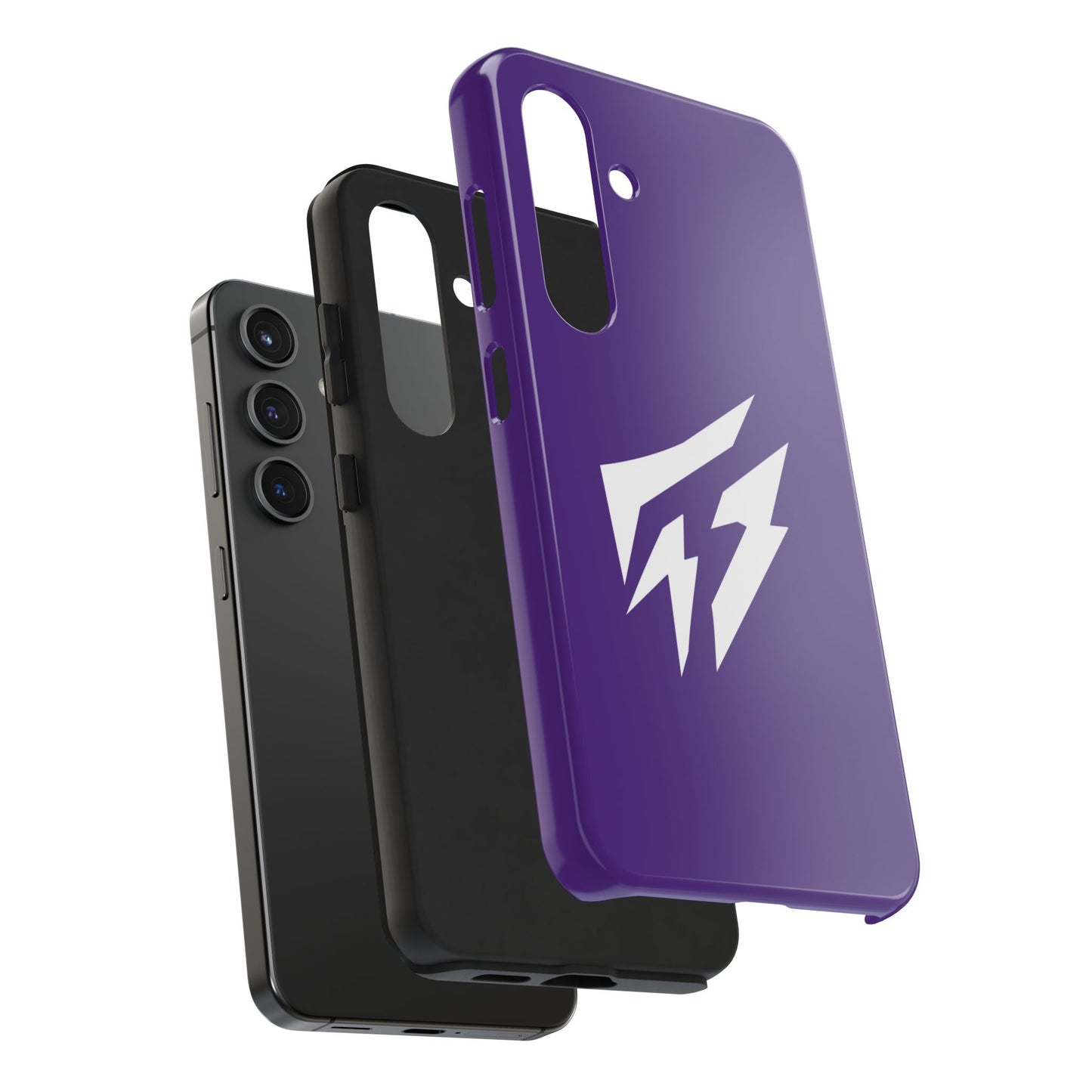 Flashlander Thunders Tough Phone Cases for all Iphone and Samsung Galaxy Purple