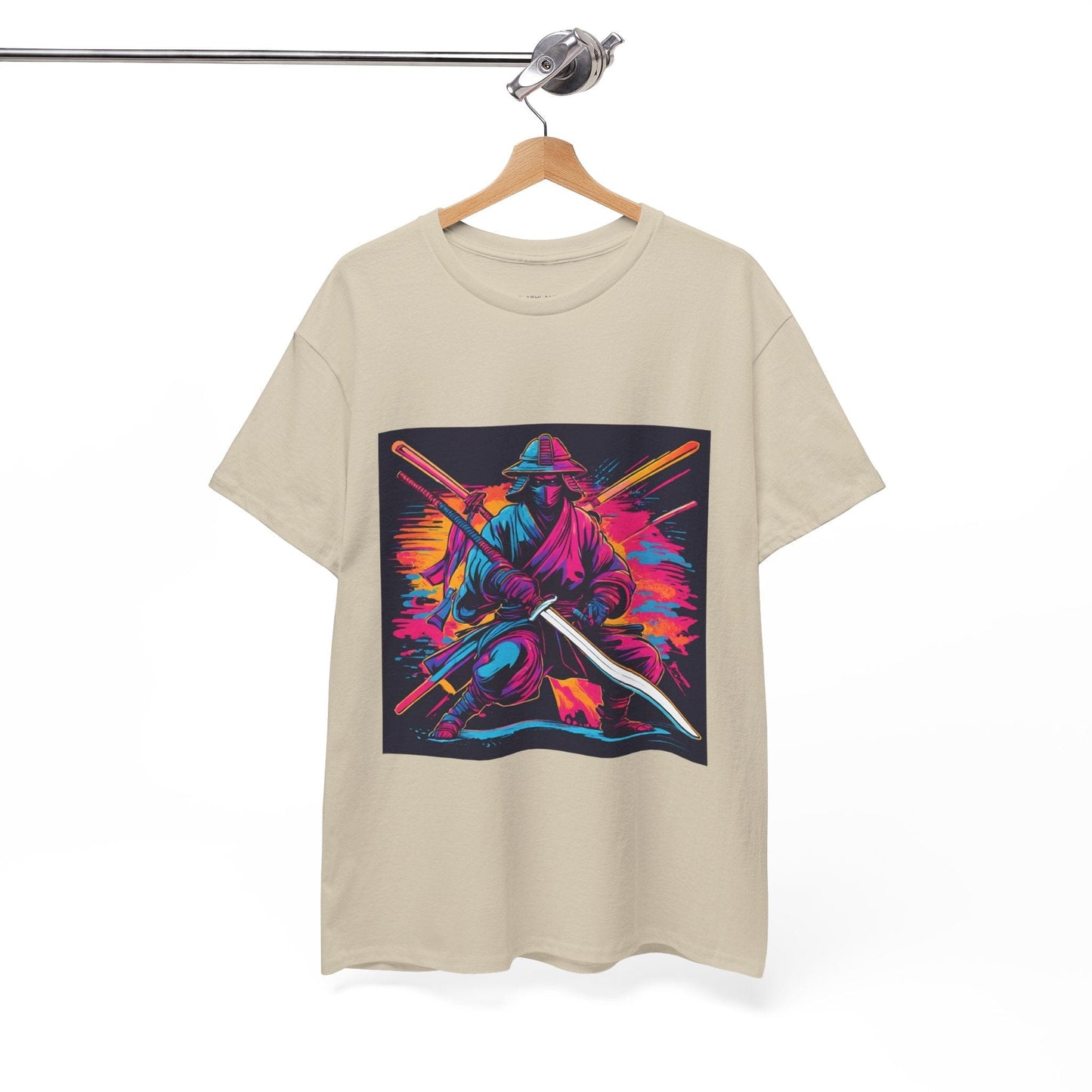 Samurai Warrior Sunset - Flashlander Gym Shirt