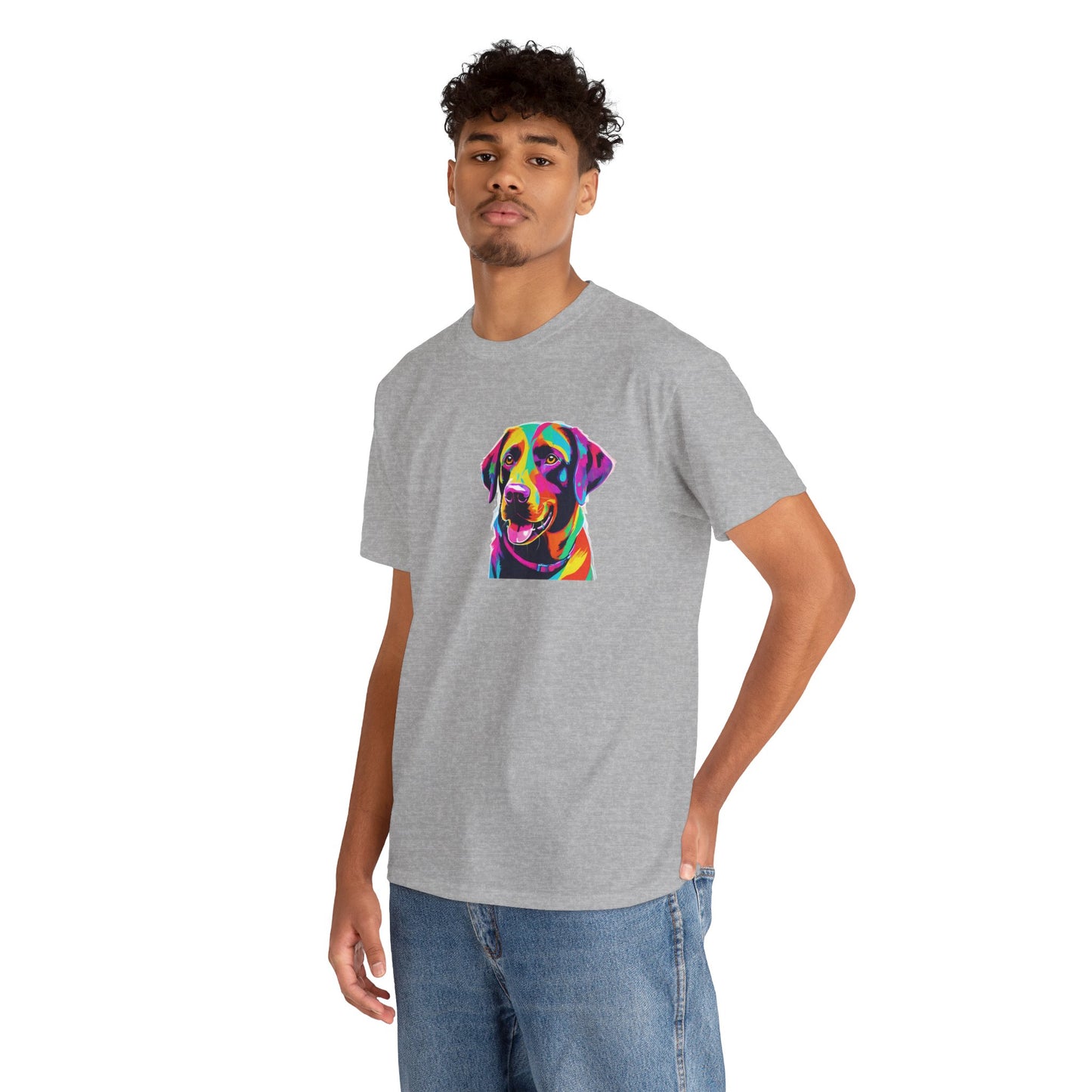 Pop Art Lab Dog in the Heart Flashlander Gym Shirt