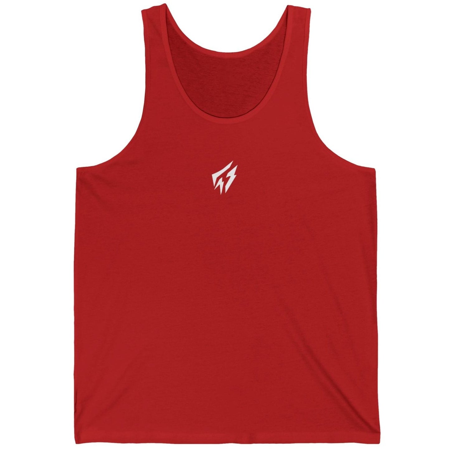 Flashlander Thunders Gym Rooster Bodybuilding Cotton Unisex Jersey Tank Red