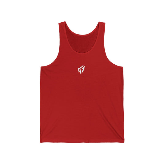 Flashlander Thunders Gym Rooster Bodybuilding Cotton Unisex Jersey Tank Red