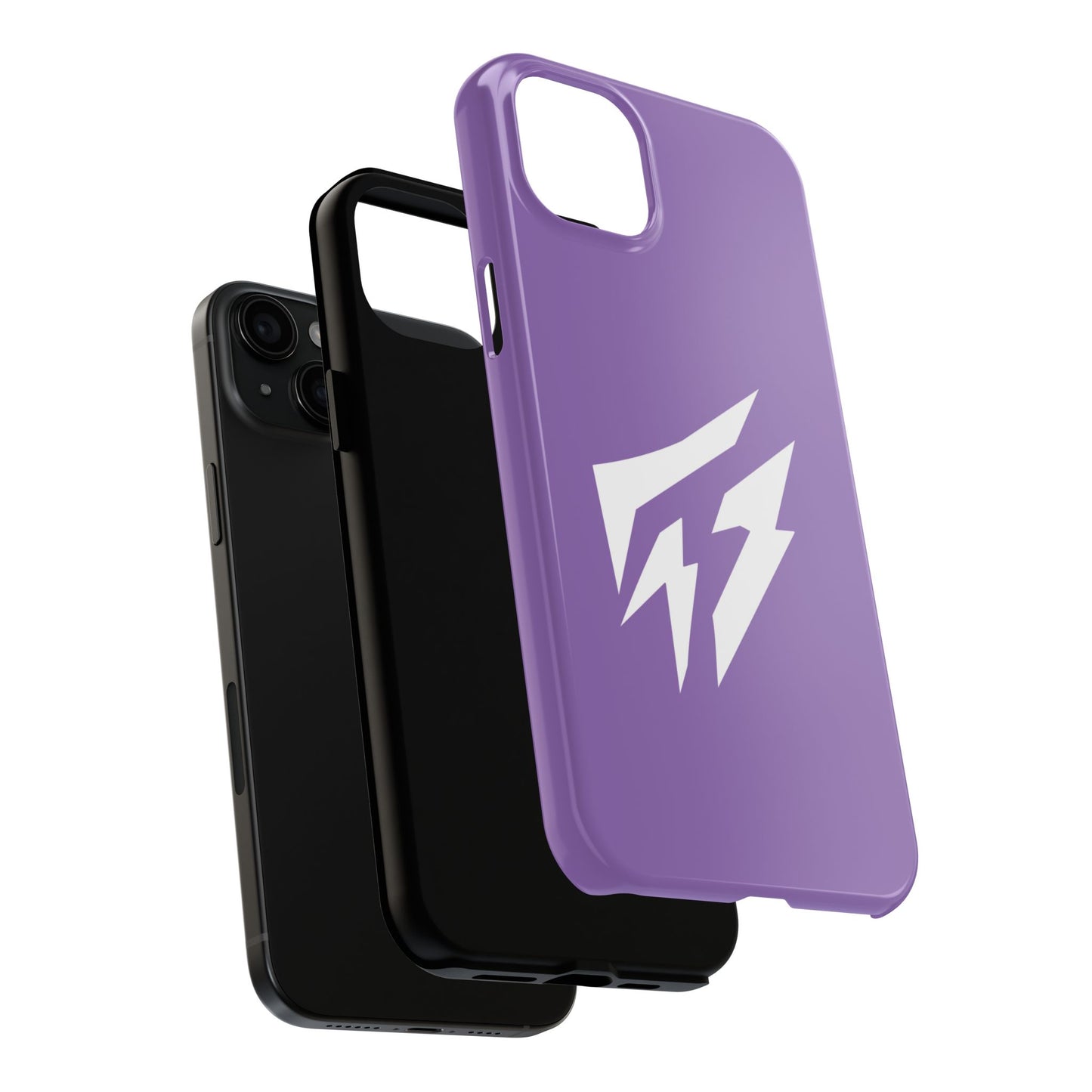 Flashlander Thunders Tough Phone Cases for all Iphone and Samsung Galaxy Light Purple