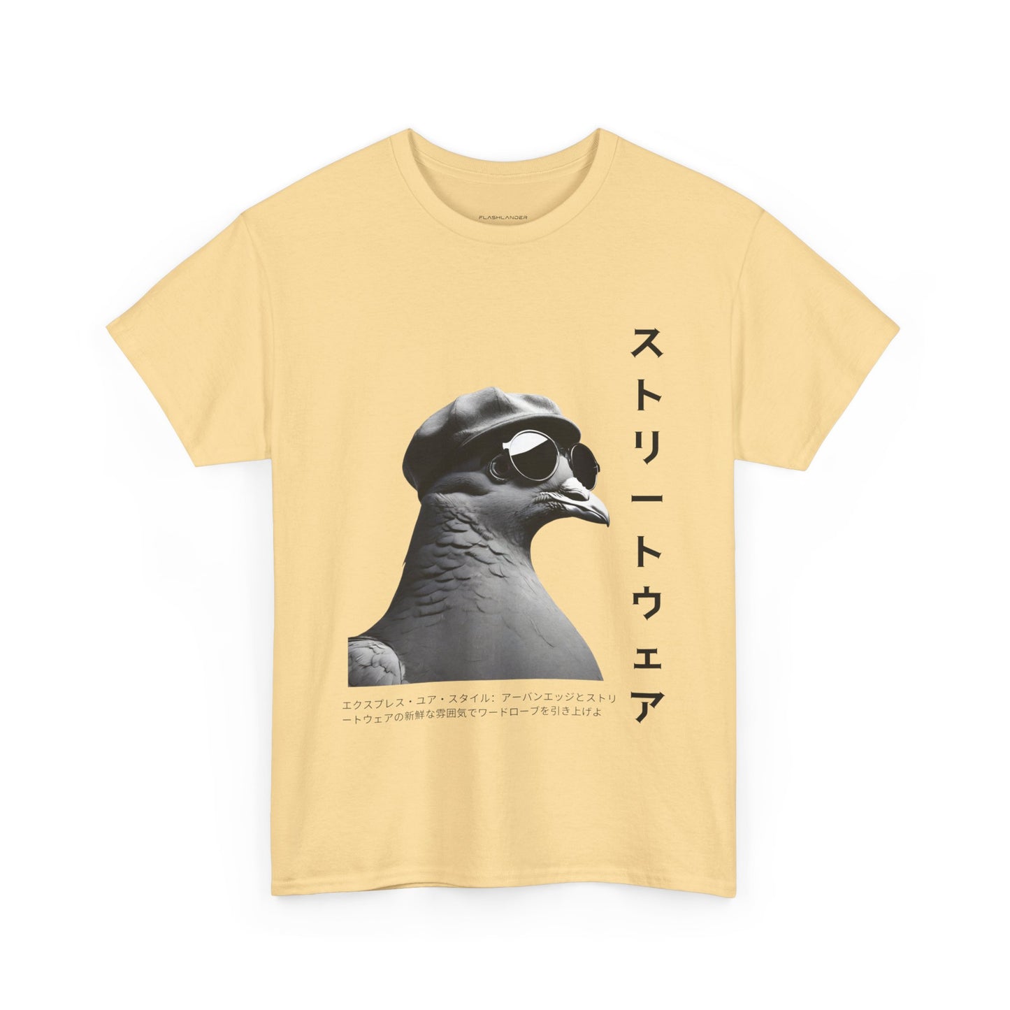 Punny Shirt Harajuku Streetwear with Custom Japanese Name - Flashlander Gym Shirt