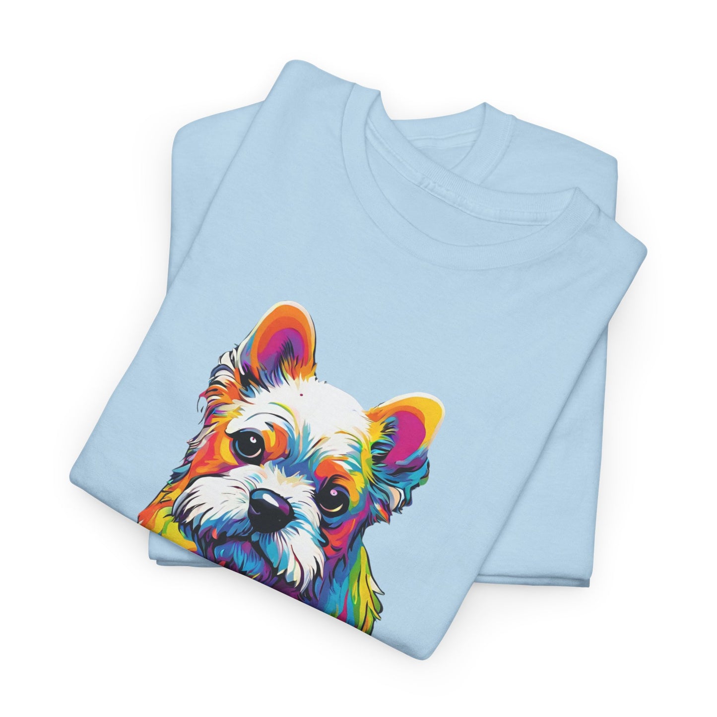 T-shirt de sport Flashlander avec chien skateboardant Pop Art