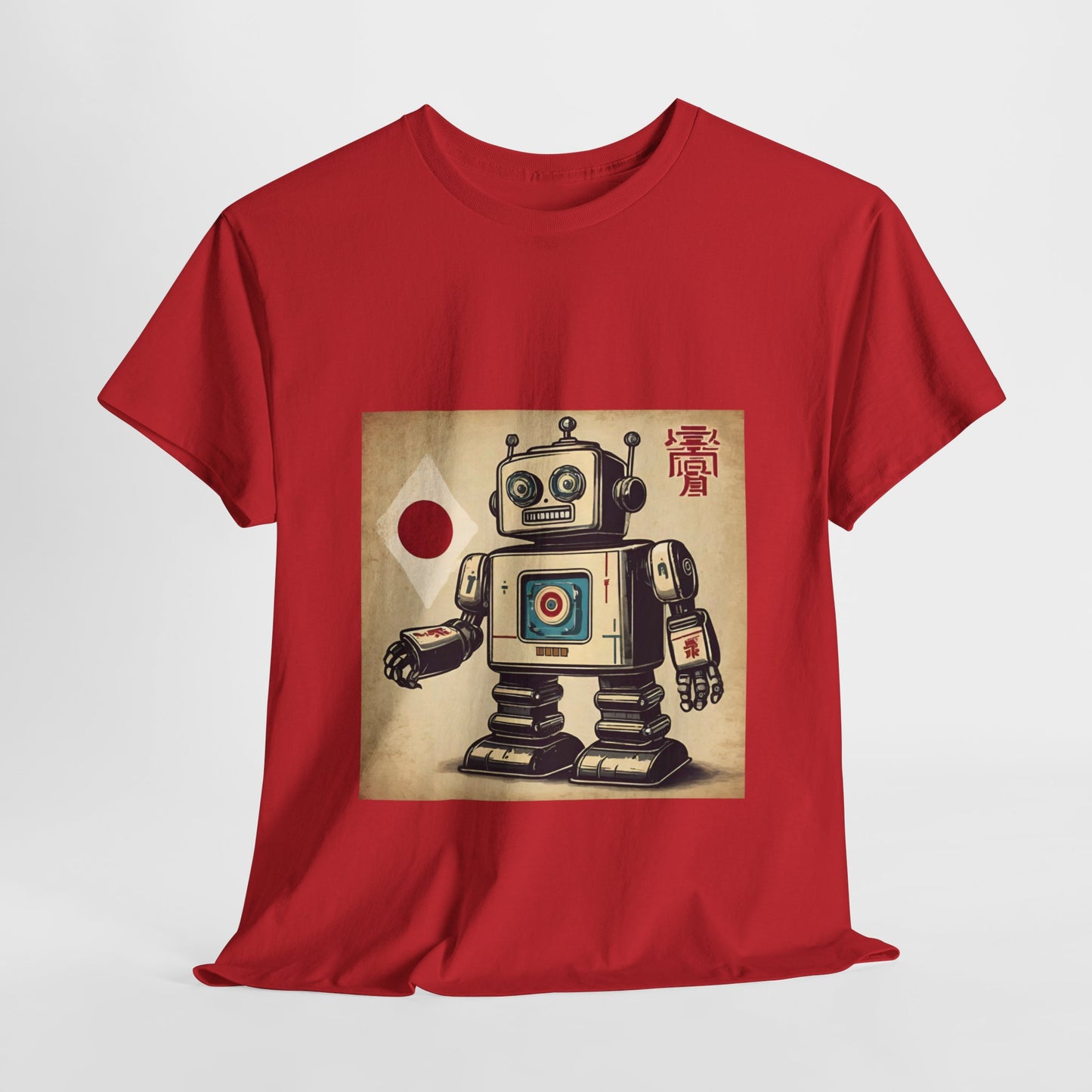 Camiseta deportiva con diseño de robot japonés vintage - Flashlander