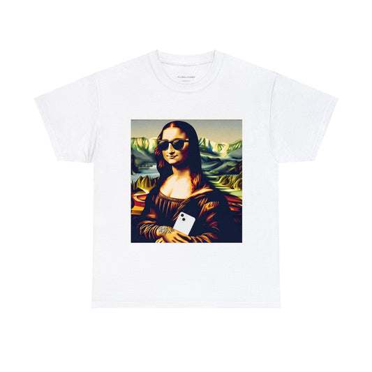 Funny Mona Lisa Shirt Leonardo Da Vinci Painting T Shirt Aesthetic T-shirt Gioconda T Shirt Men Women Unisex Shirt by Flashlander