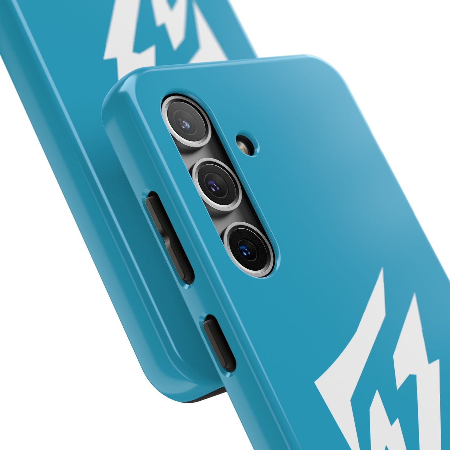 Flashlander Thunders Tough Phone Cases for all Iphone and Samsung Galaxy Blue Aqua Turquoise