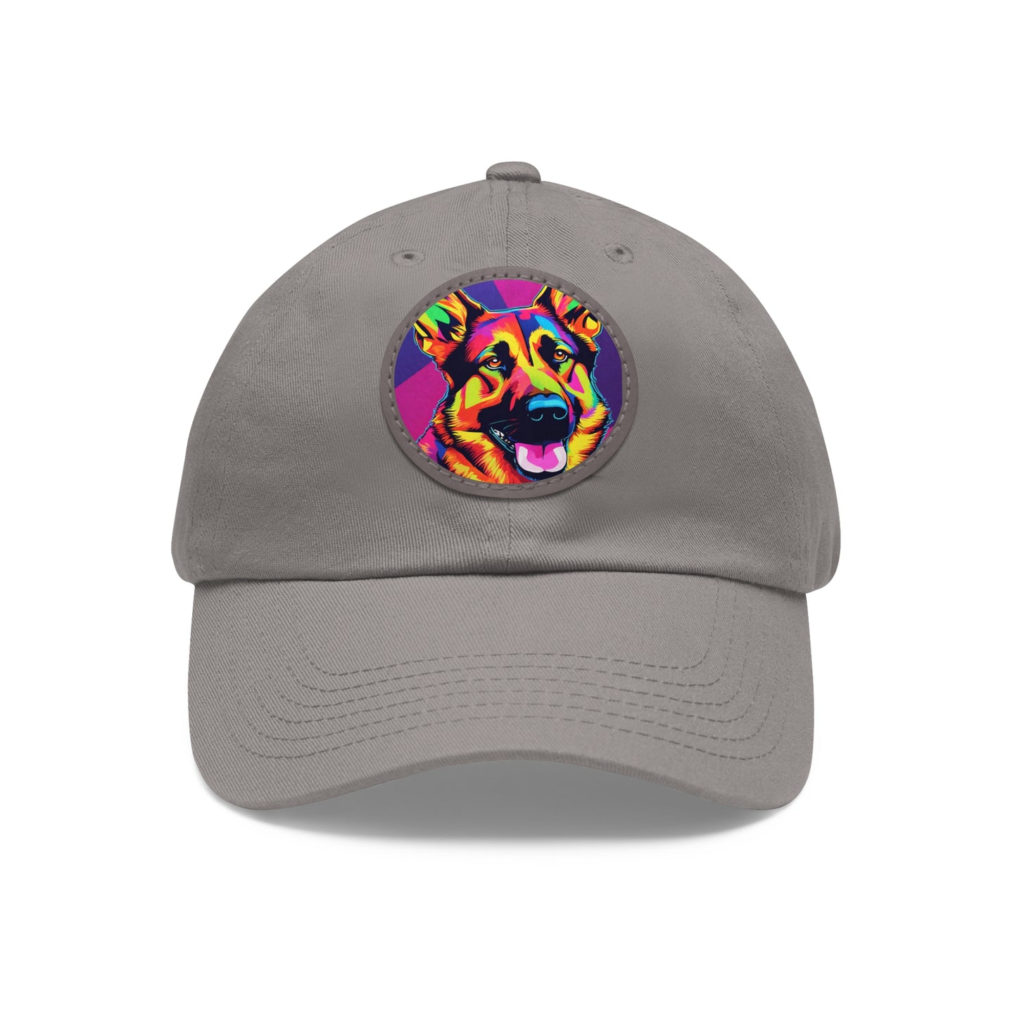 German Shepherd Dog Hat Sportswear Hat German Shepherd Dog Cap German Shepherd Dog Art Pop Hat Dad Hat with Patch (Round) Baseball Cap Pop Art Dog Hap Custom Cap Flashlander