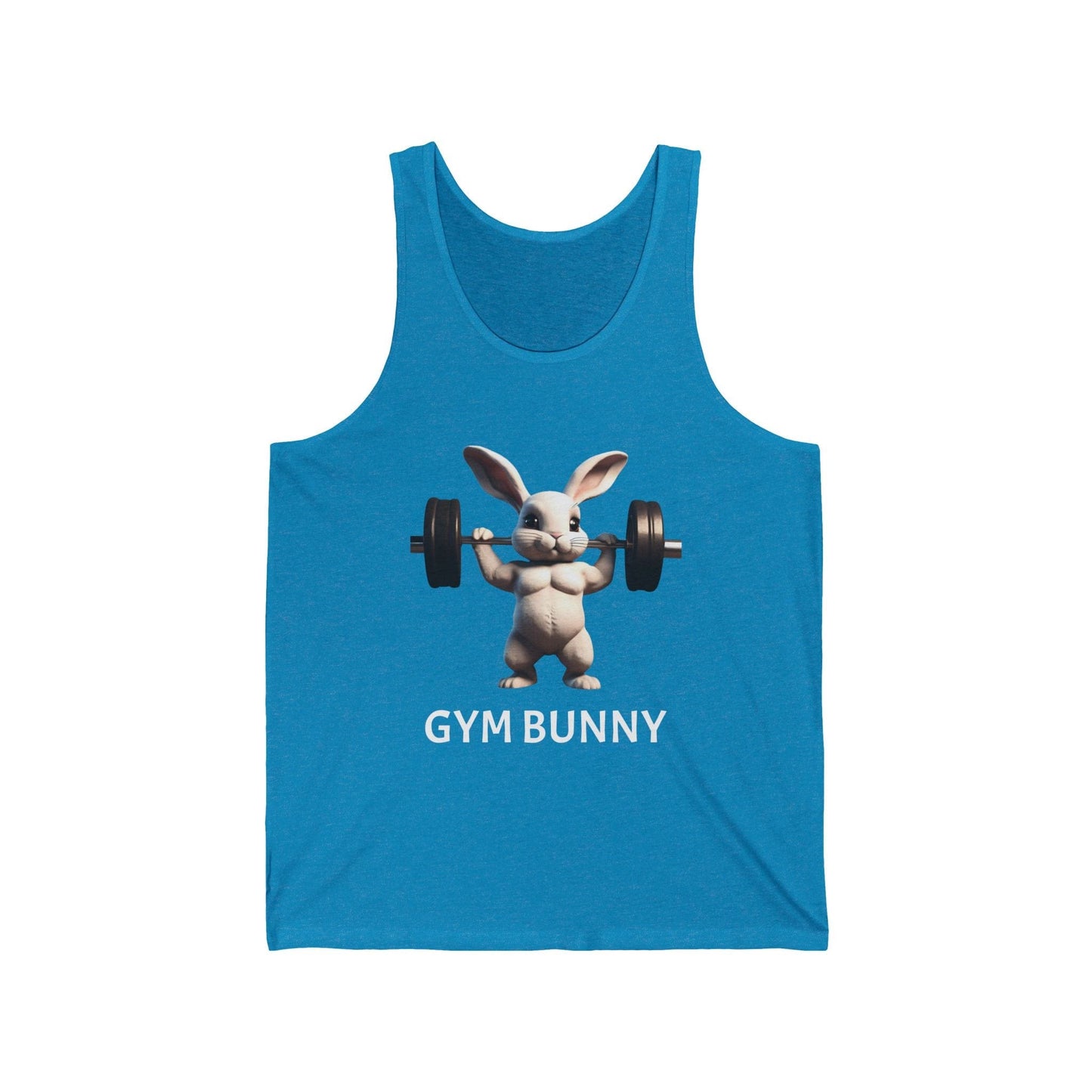 Bodybuilding Rabbit Vintage Gym Cotton Unisex Jersey Tank