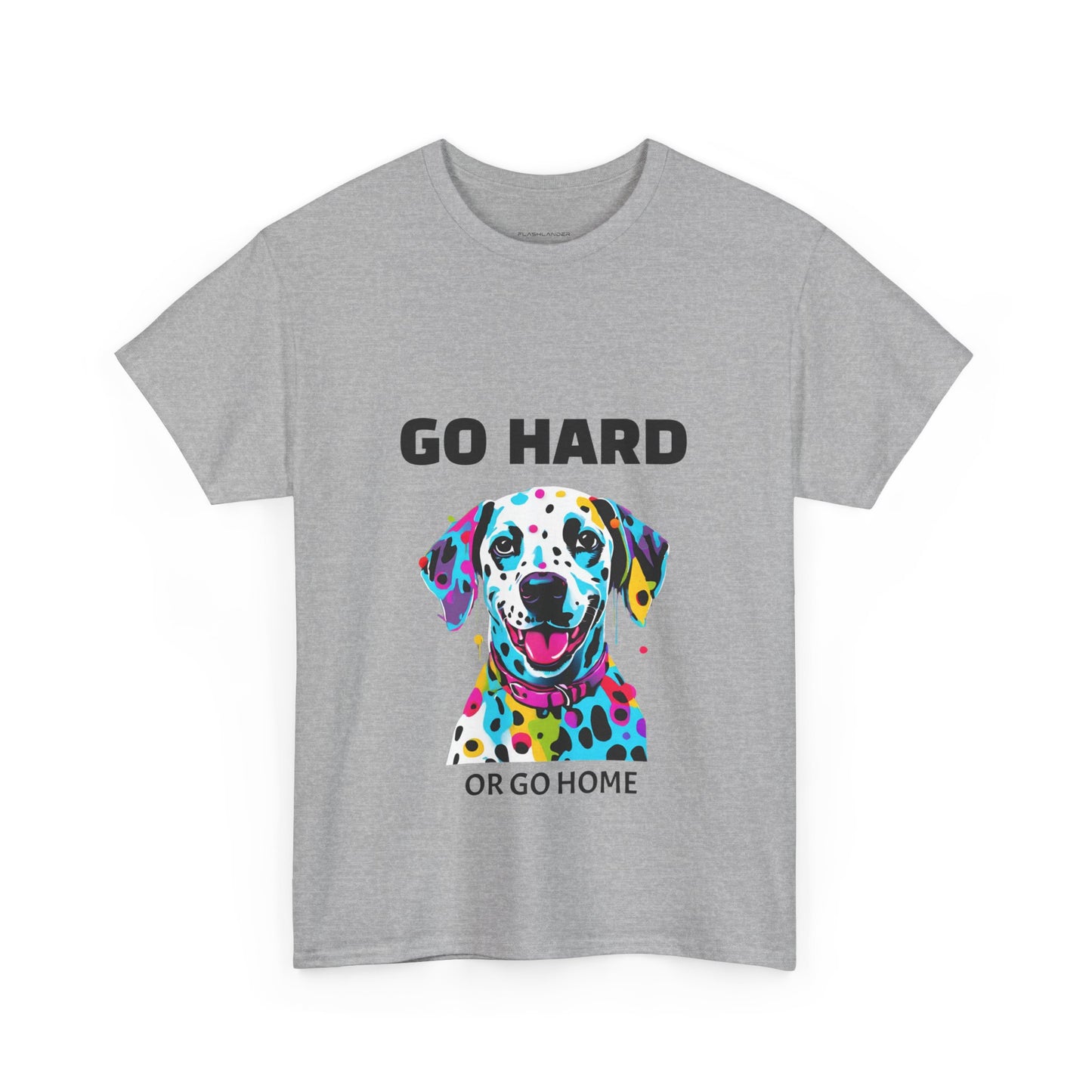 Dalmatian Dog Pop Art  - Go Hard Or Go Home Flashlander Gym Shirt