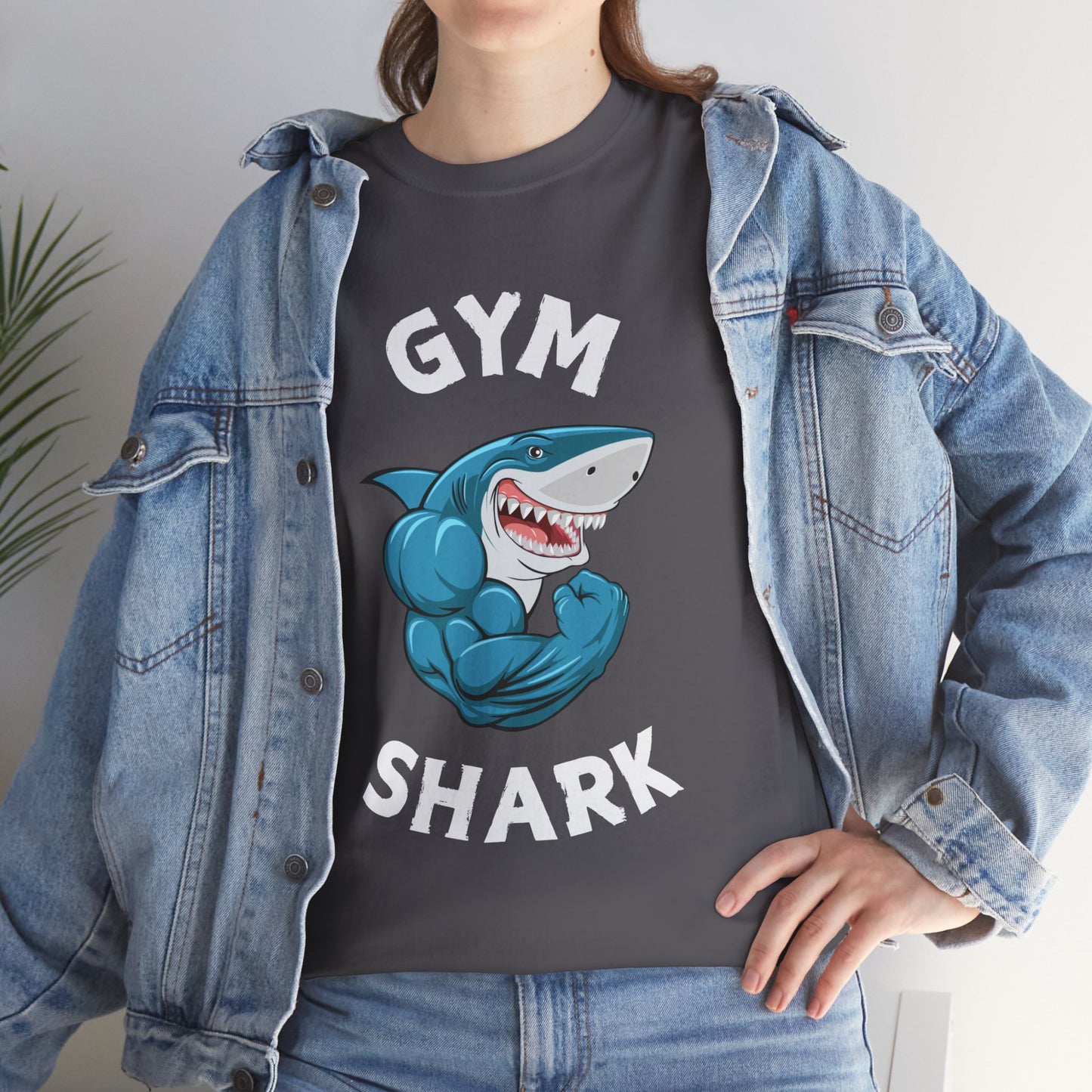 Muscle Gym Shark Bodybuilder Shirt - Flashlander