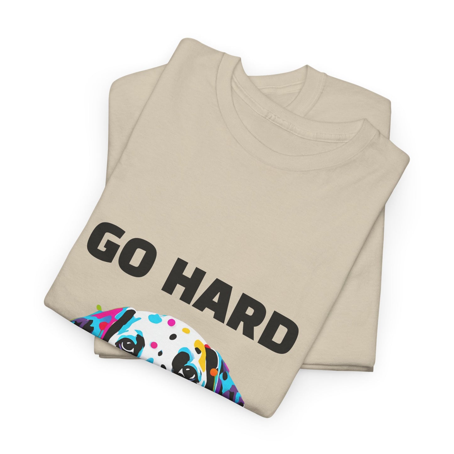 Dalmatian Dog Pop Art  - Go Hard Or Go Home Flashlander Gym Shirt