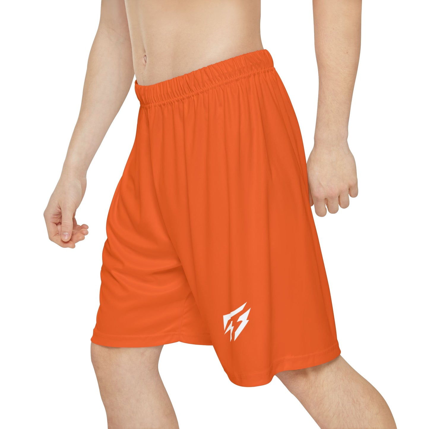 Flashlander ALG Performance Men’s Sports Shorts (AOP) Orange