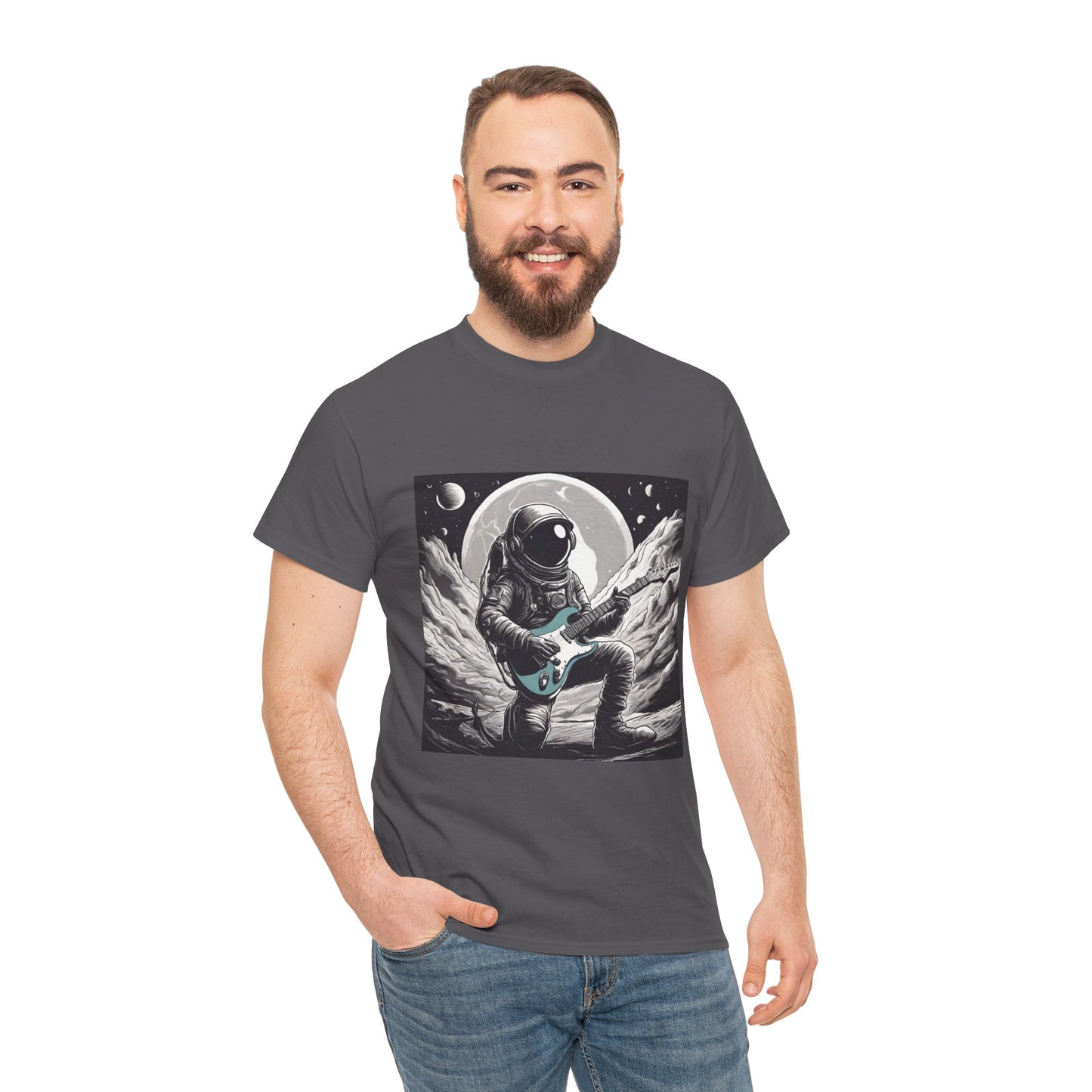 Galactic Jam Rockstar Astronaut Flashlander Gym Shirt